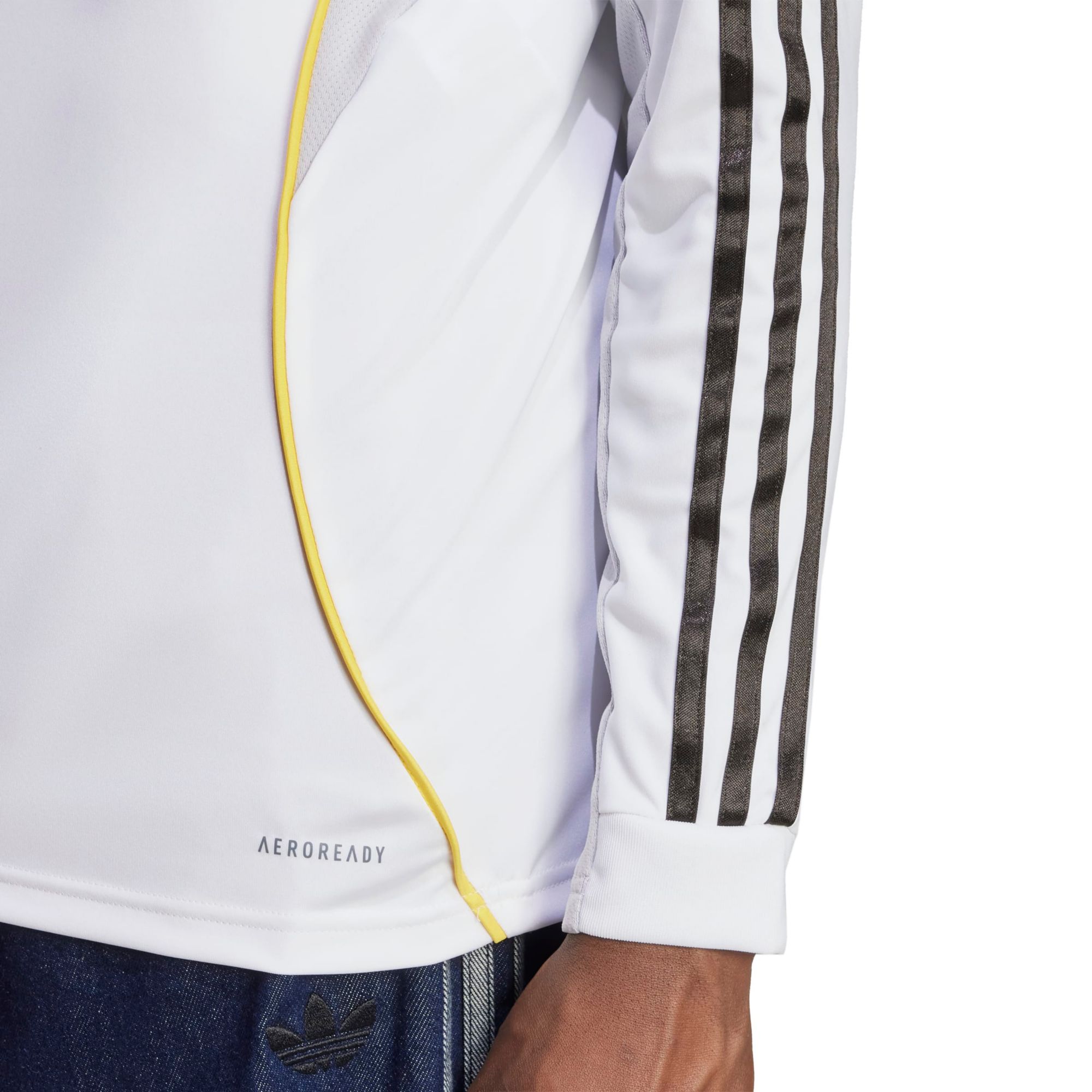adidas Adult Real Madrid 2025 White Home Replica Jersey product image