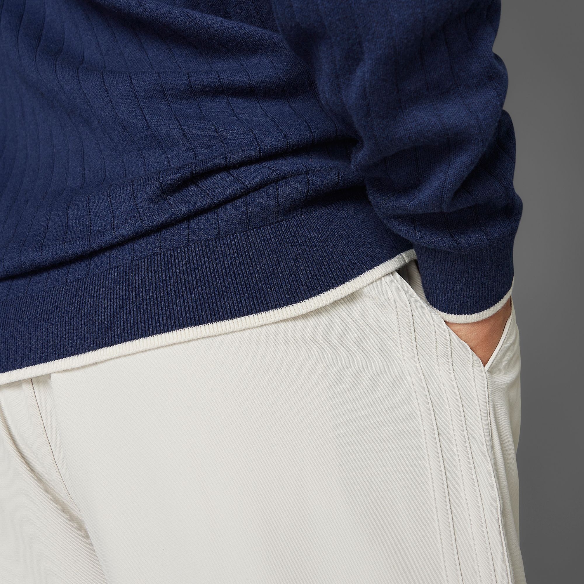 adidas Originals Men's Cashmere Knit Golf Sweater product image