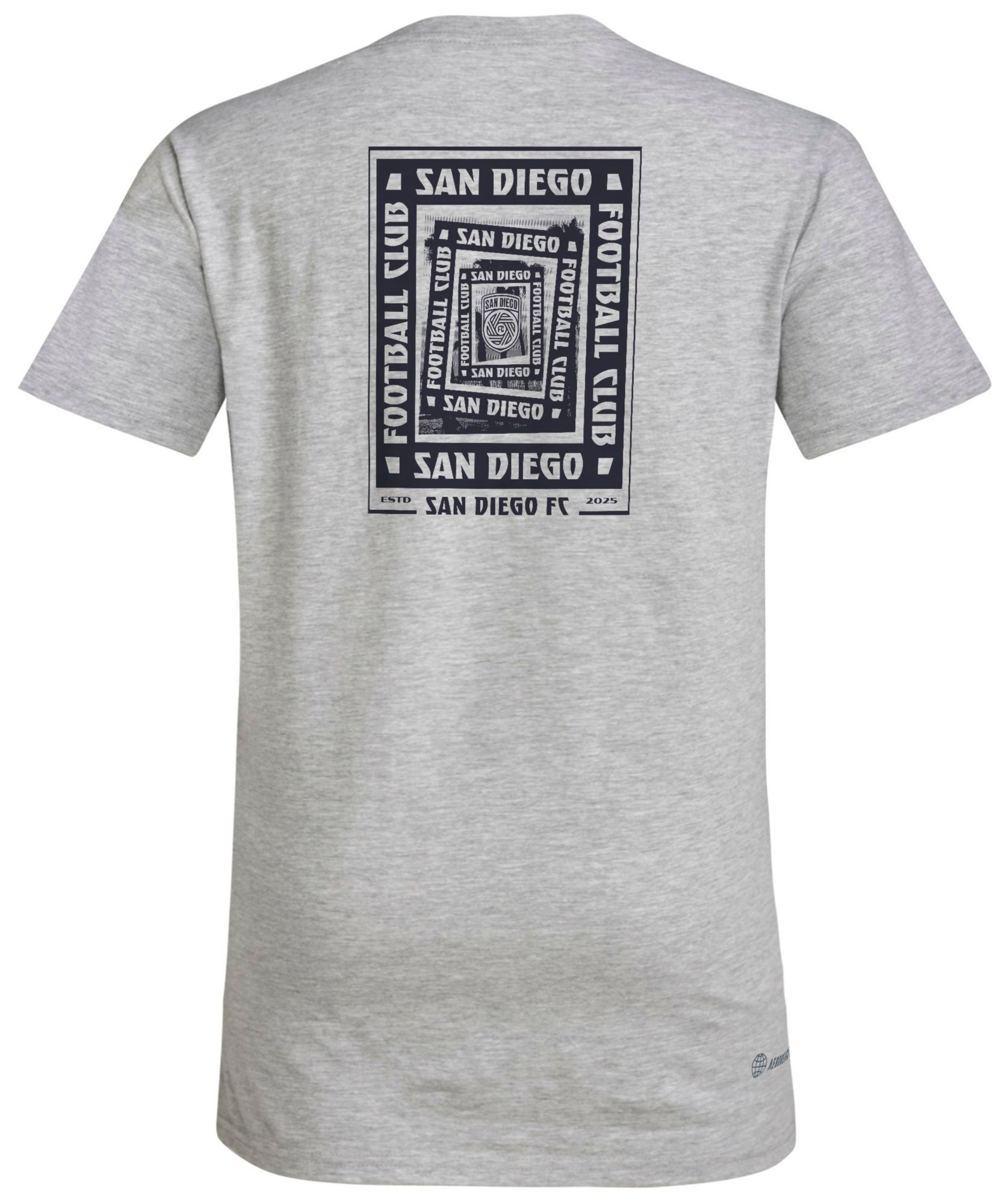 adidas Youth San Diego FC 2025 Grey Local Warp T-Shirt product image