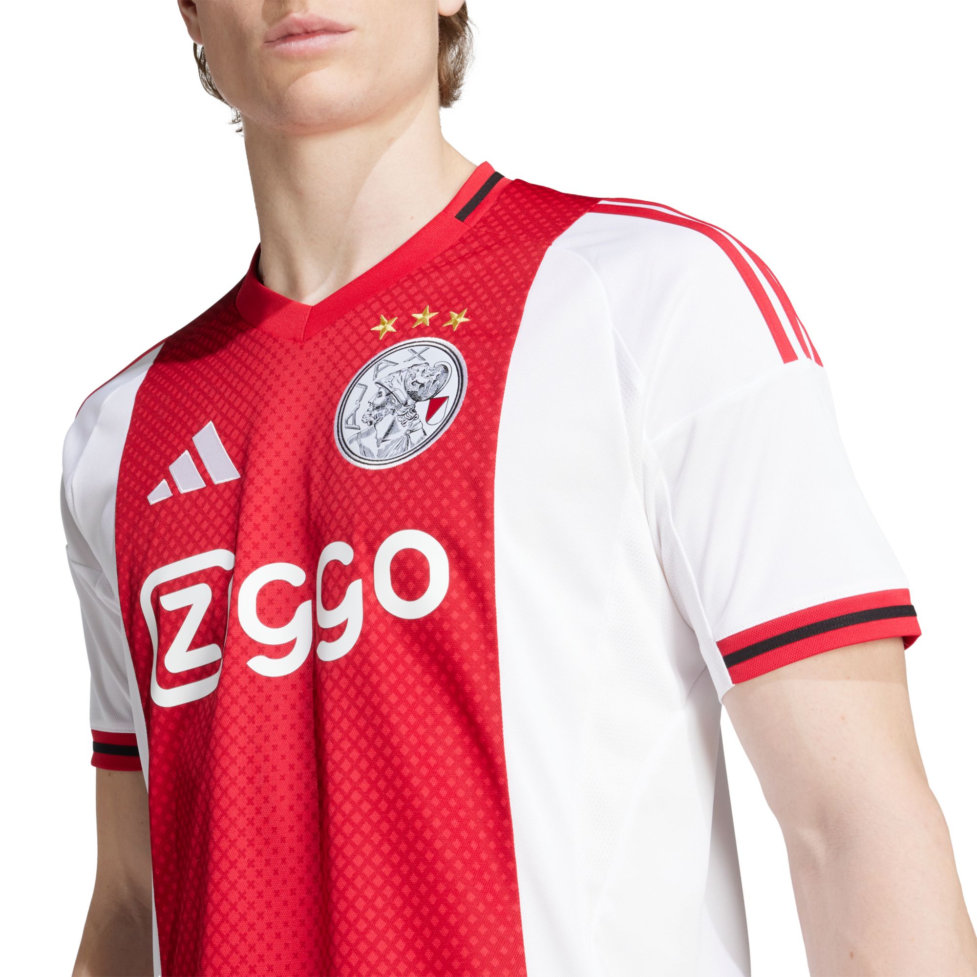 adidas Adult Ajax Amsterdam 2025-26 White Home Replica Jersey product image