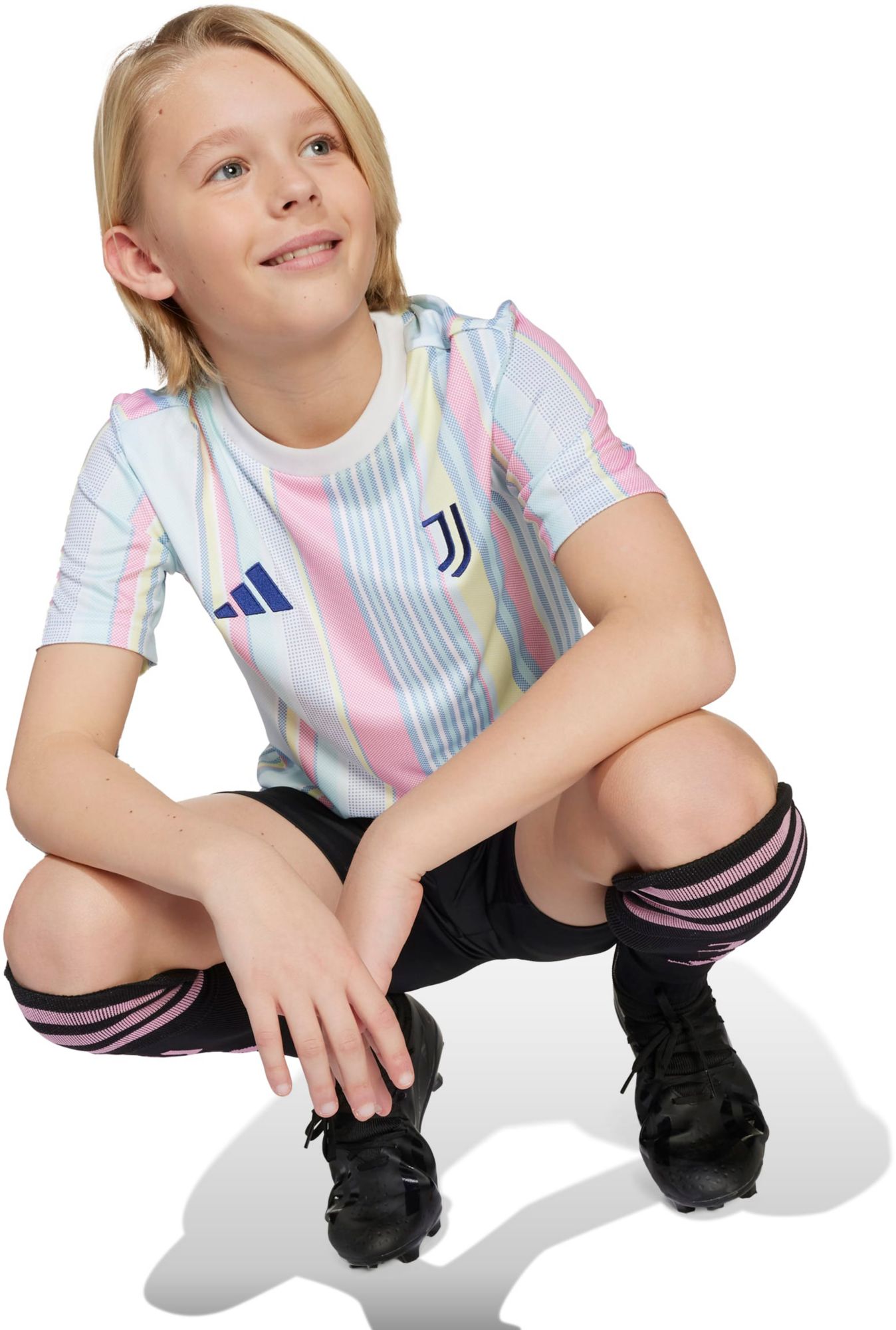 adidas Youth Juventus White Home Prematch Jersey product image
