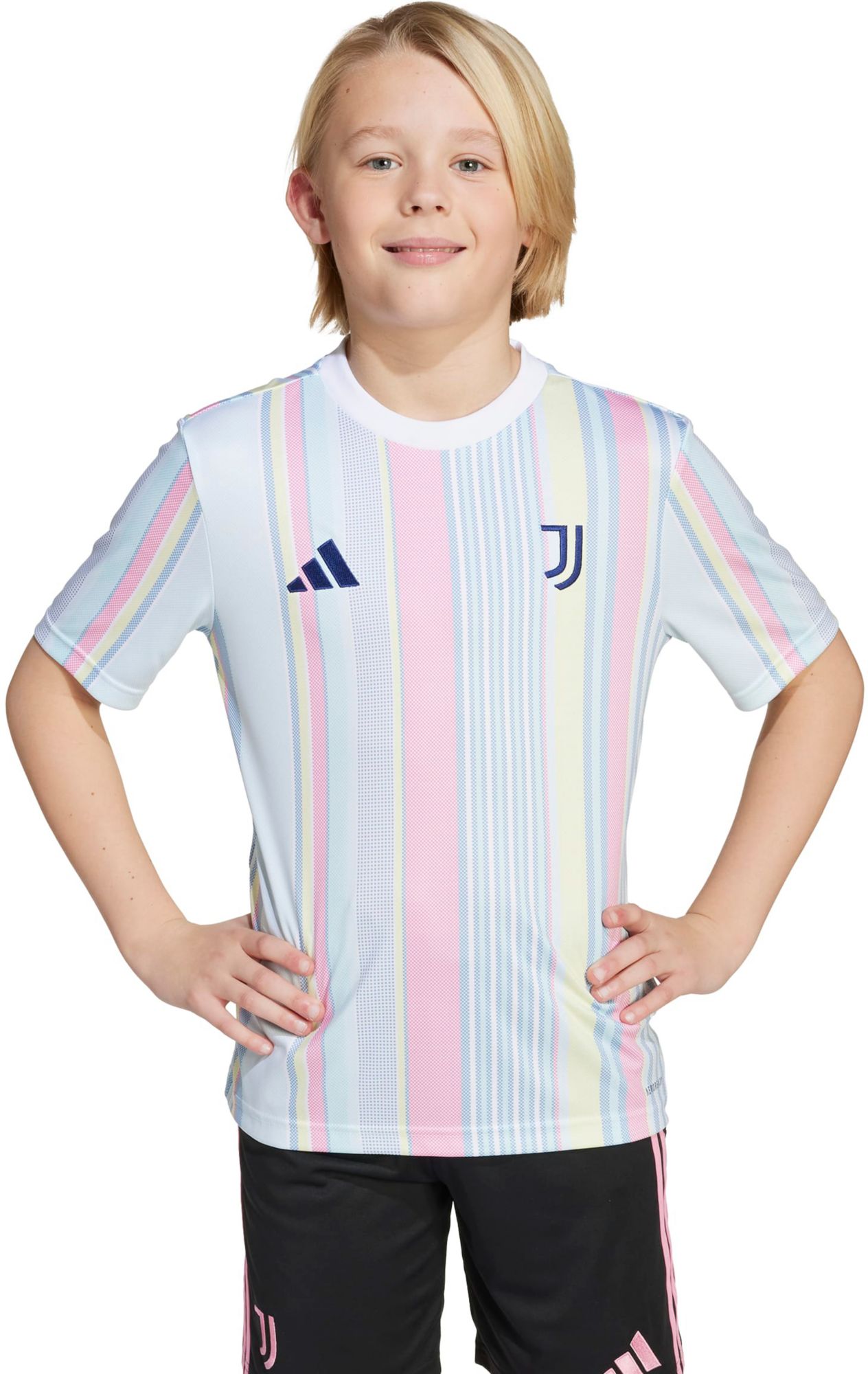 adidas Youth Juventus White Home Prematch Jersey product image
