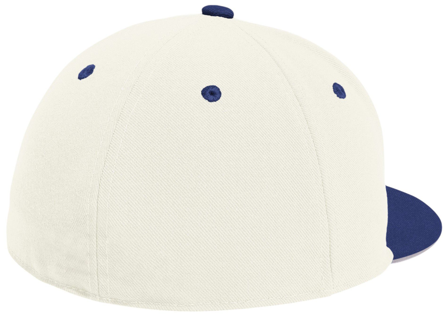 adidas Adult Georgia Tech Yellow Jackets WHITE/NAVY Gold Standard Wool Fitted Hat product image