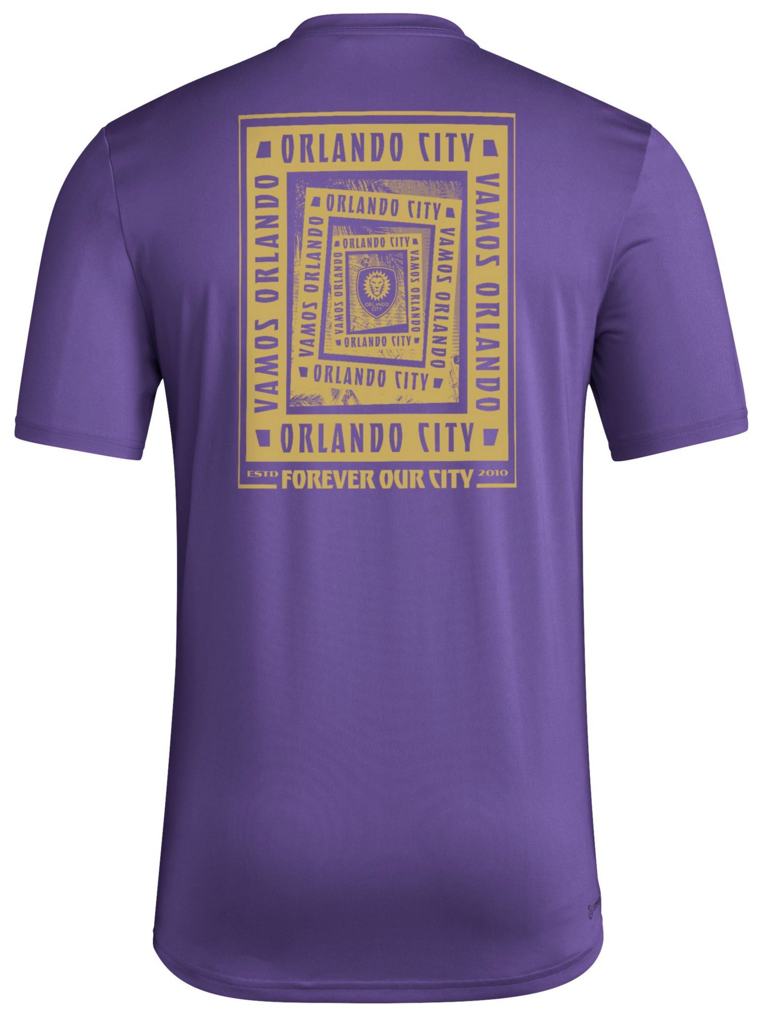 adidas Men's Orlando City 2025 Purple Local Warp T-Shirt product image