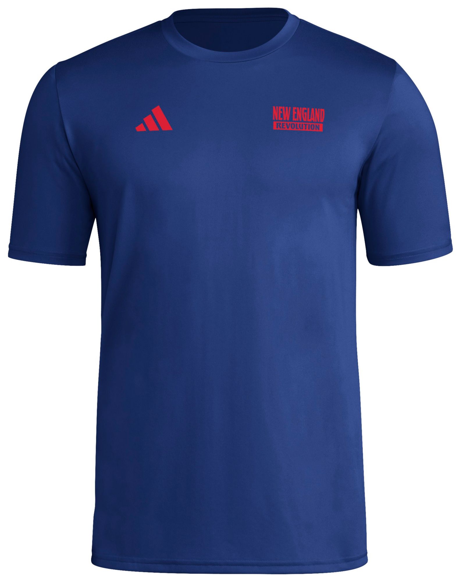 adidas Men's New England Revolution 2025 Blue Local Warp T-Shirt product image