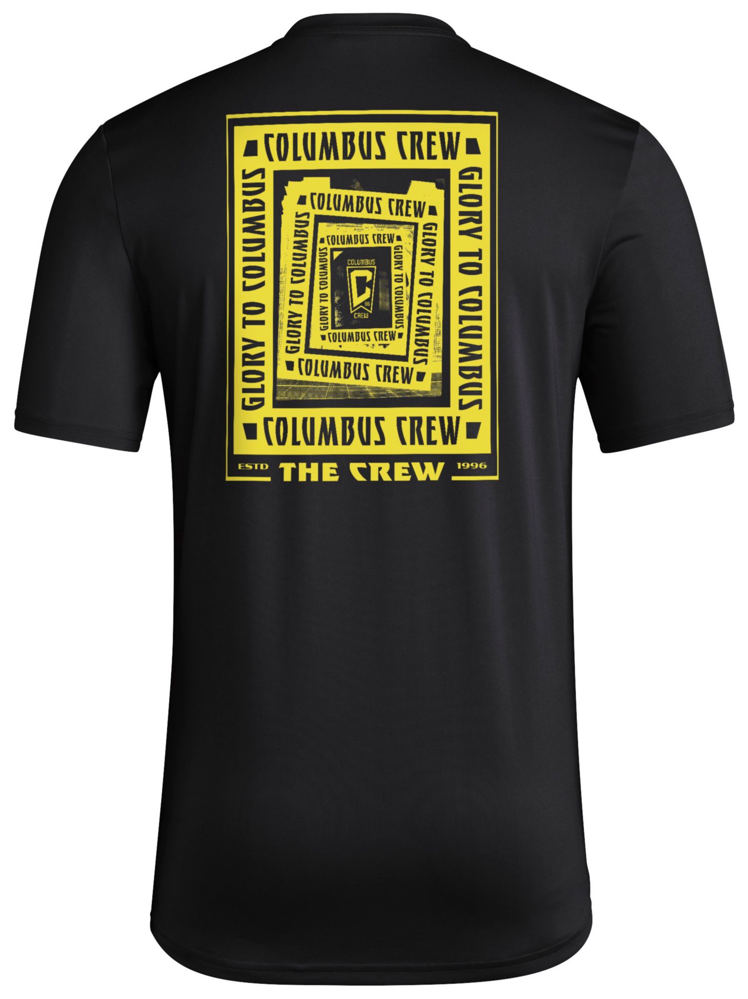 adidas Men's Columbus Crew 2025 Black Local Warp T-Shirt product image