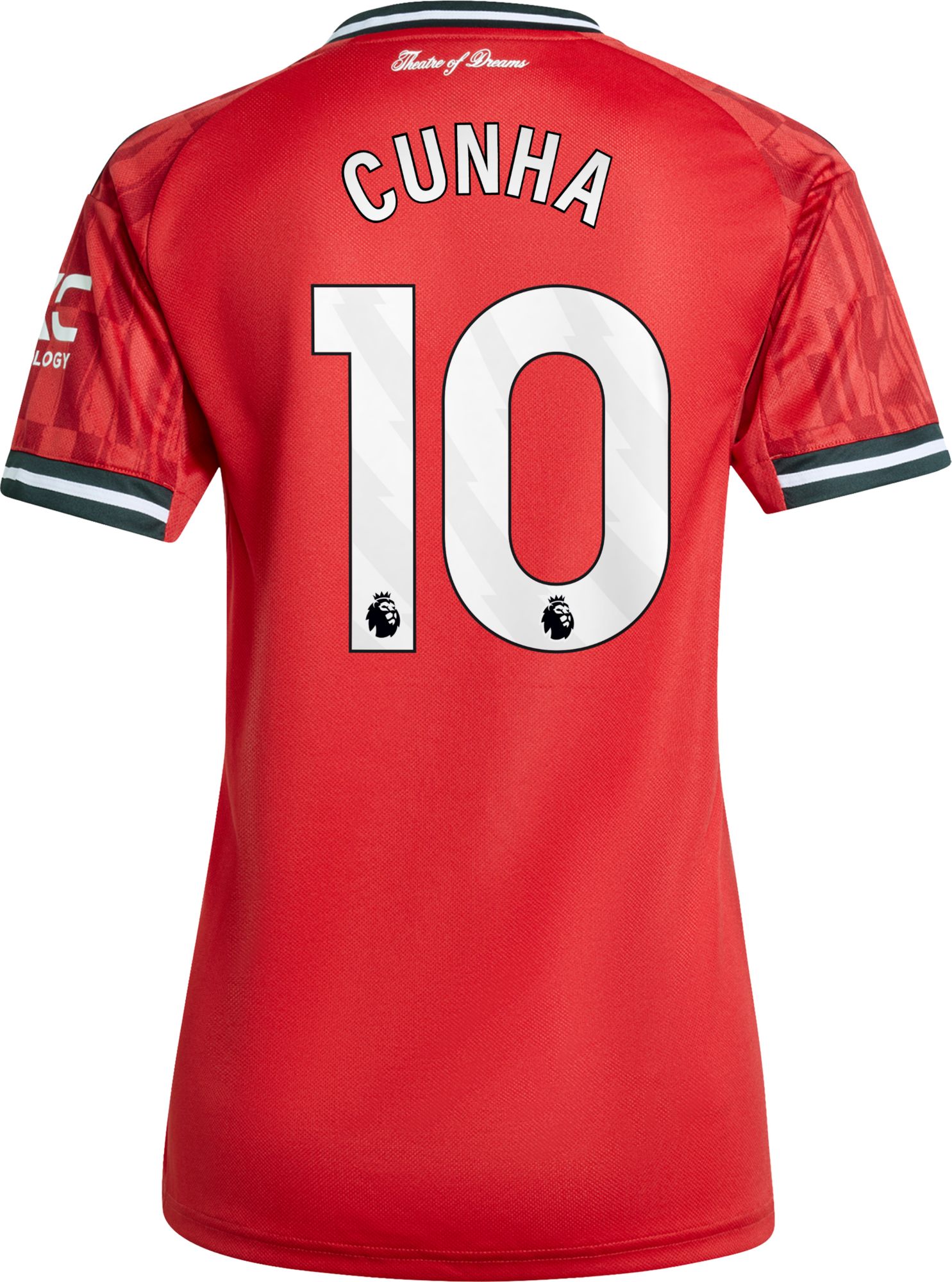 adidas Women's Manchester United #10 Matheus Cunha 2025-26 Home Replica Jersey product image