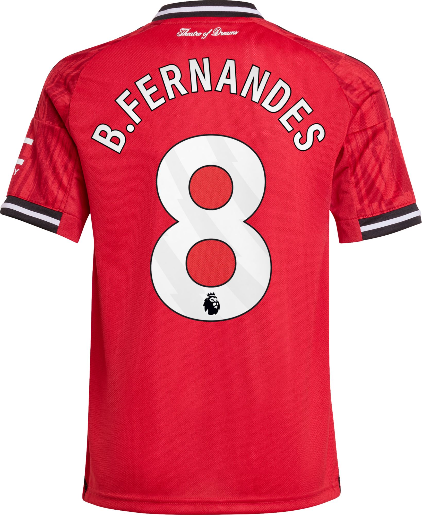 adidas Youth Manchester United Bruno Fernandes #8 2025-26 Home Replica Jersey product image