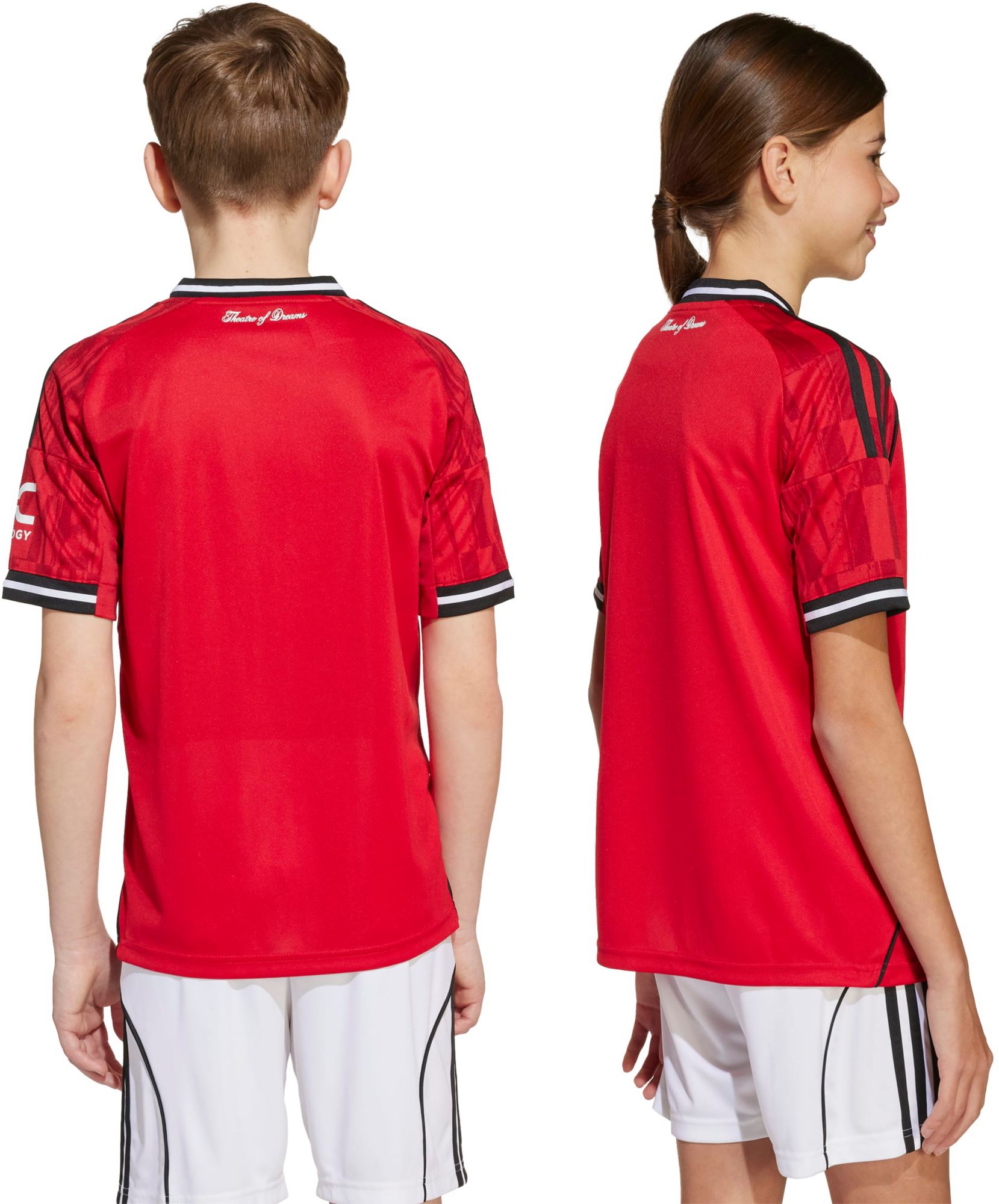 adidas Youth Manchester United 2025 Red Home Replica Jersey product image