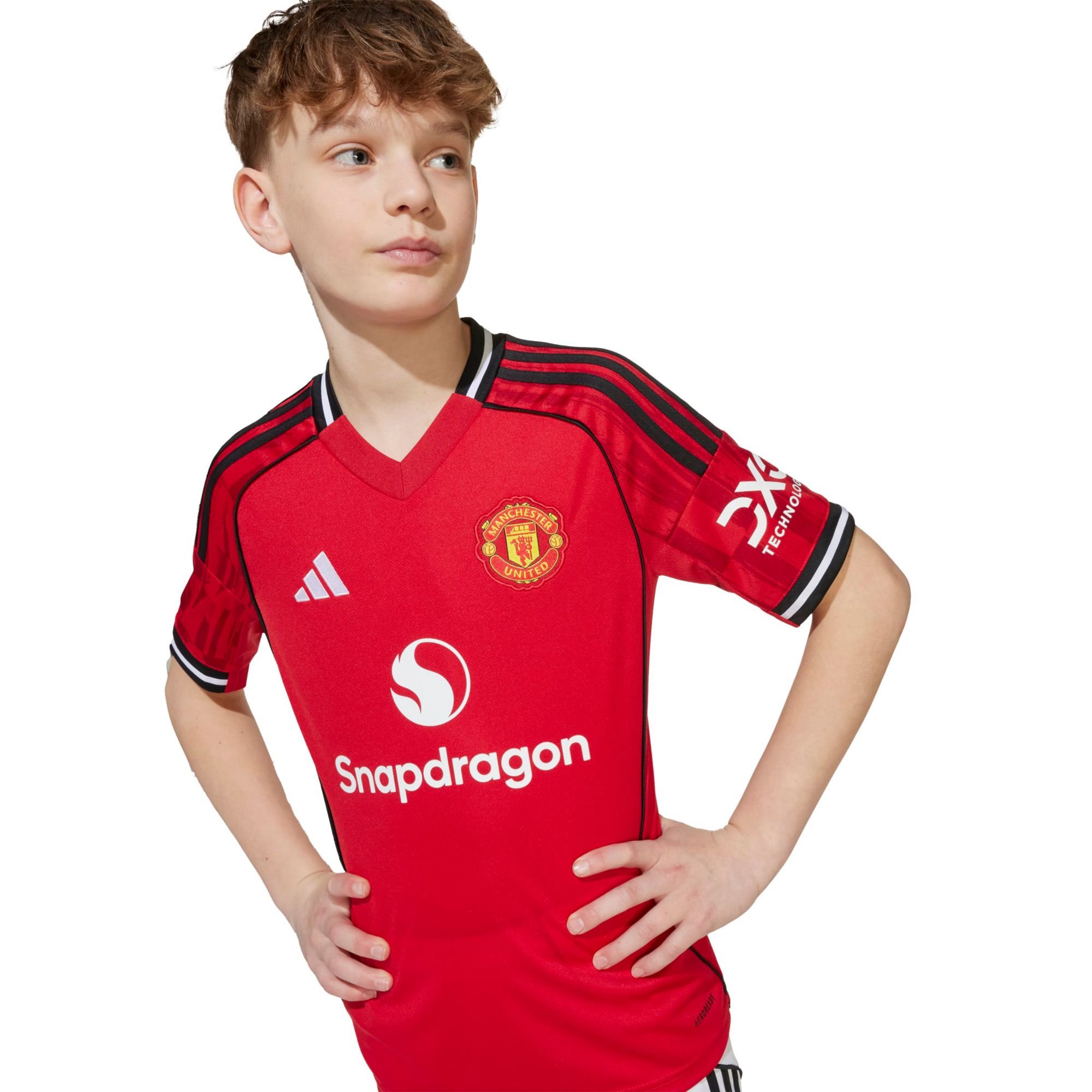 adidas Youth Manchester United 2025 Red Home Replica Jersey product image