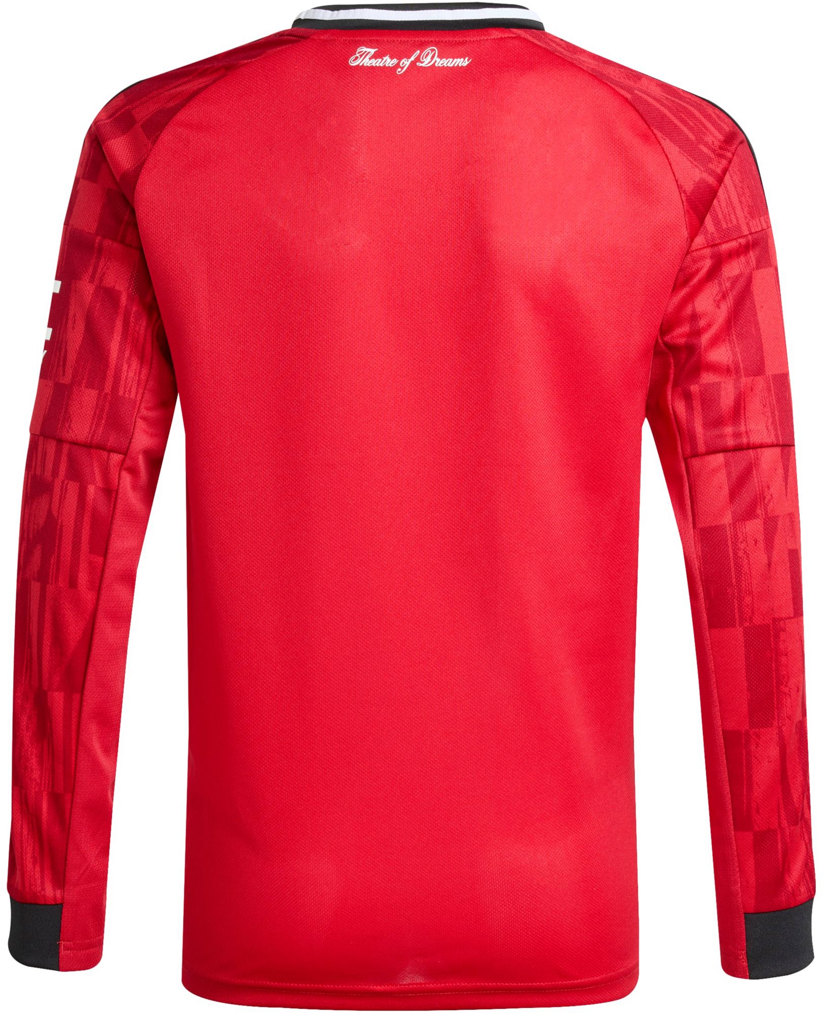 adidas Youth Manchester United 2025 Red Home Long Sleeve Replica Jersey product image