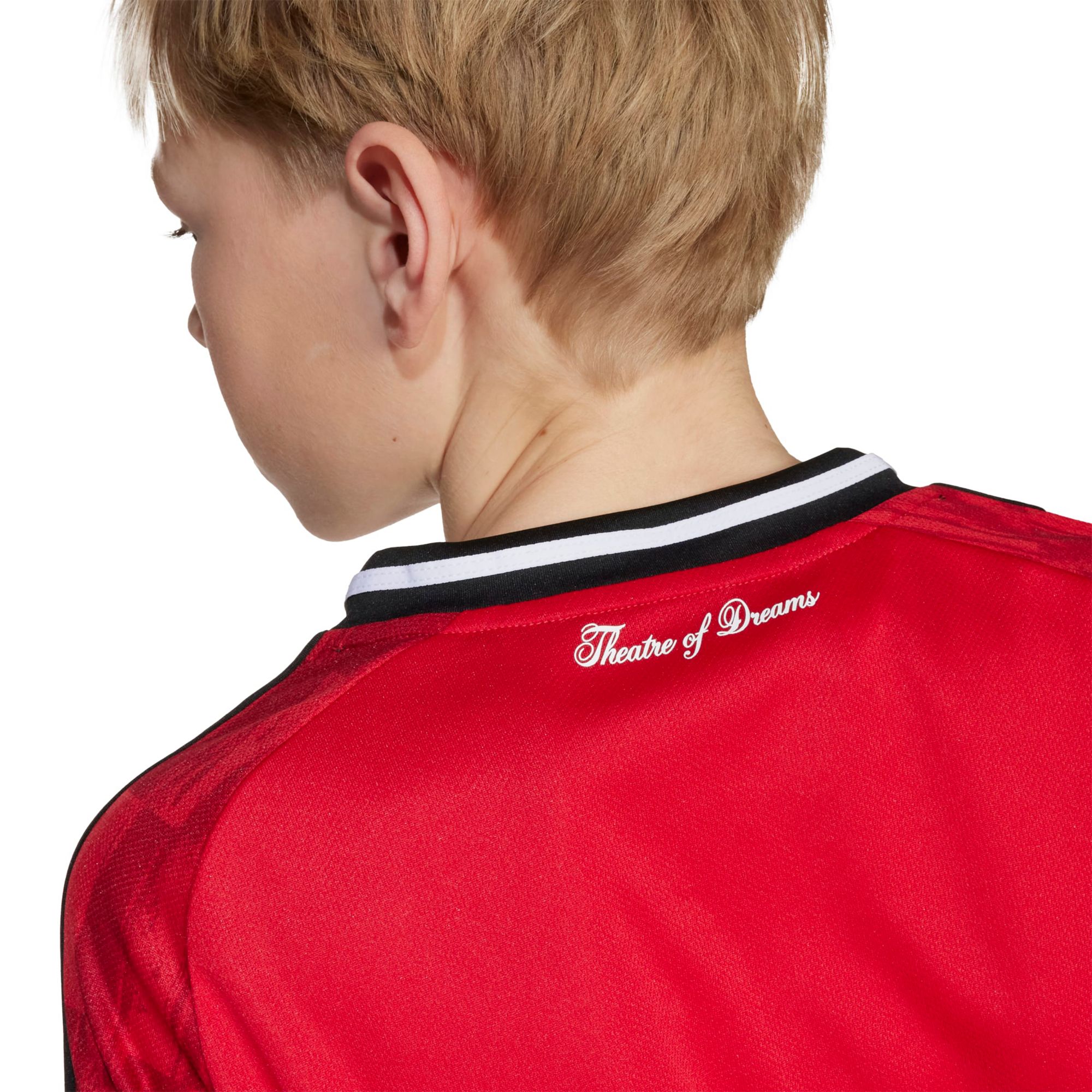 adidas Youth Manchester United 2025 Red Home Long Sleeve Replica Jersey product image