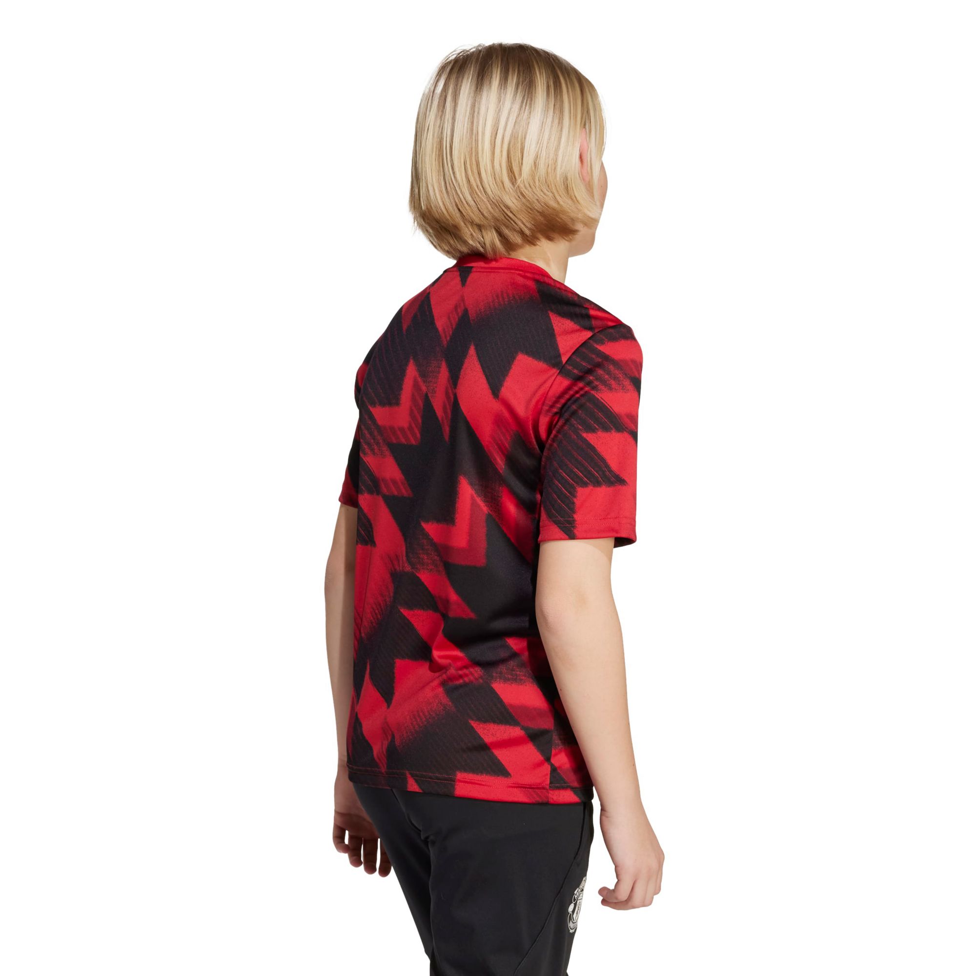 adidas Youth Manchester Untied 2025-26 Red Home Prematch Jersey product image