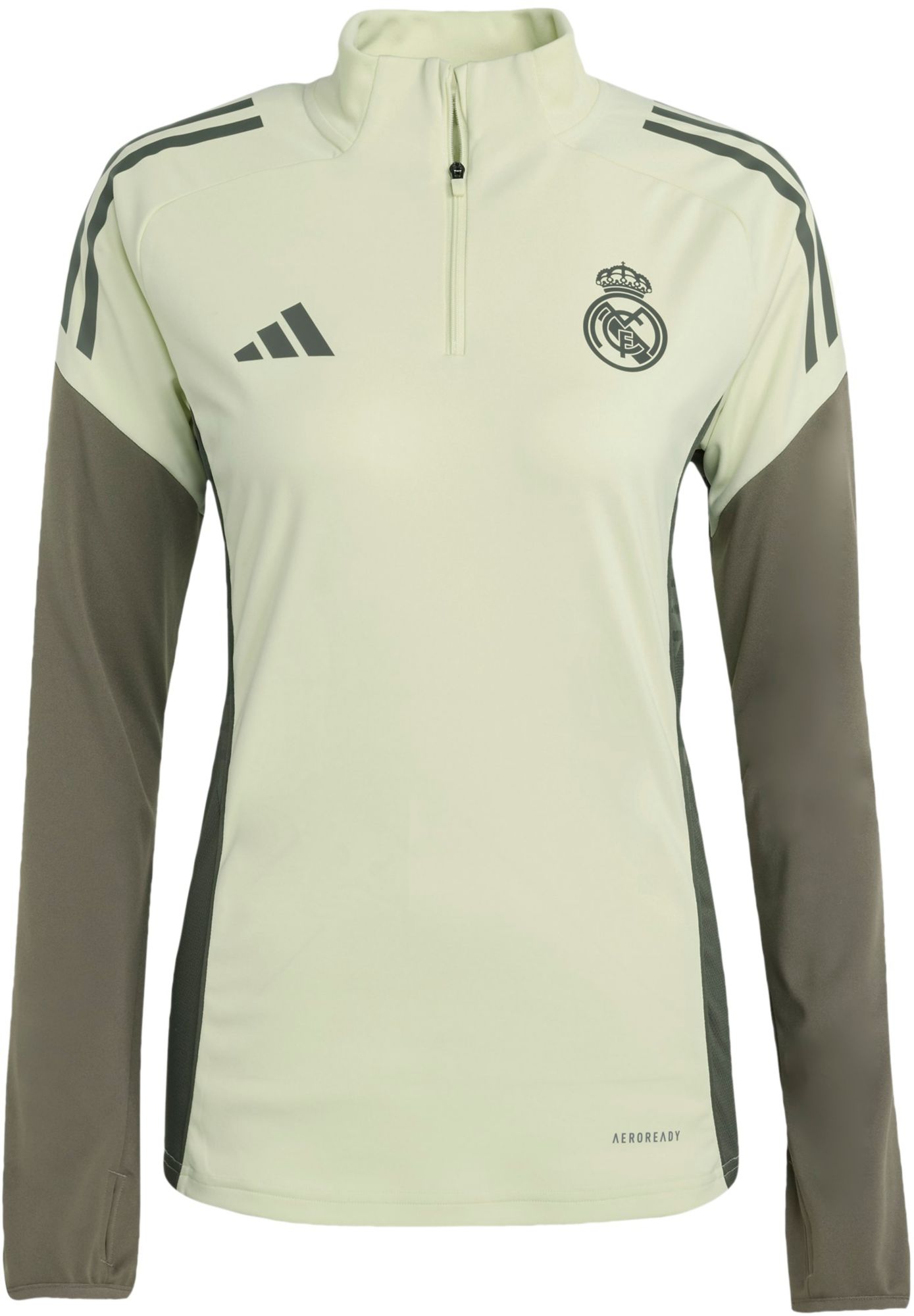 adidas Youth Real Madrid 2025 Green Full-Zip Training Jacket product image