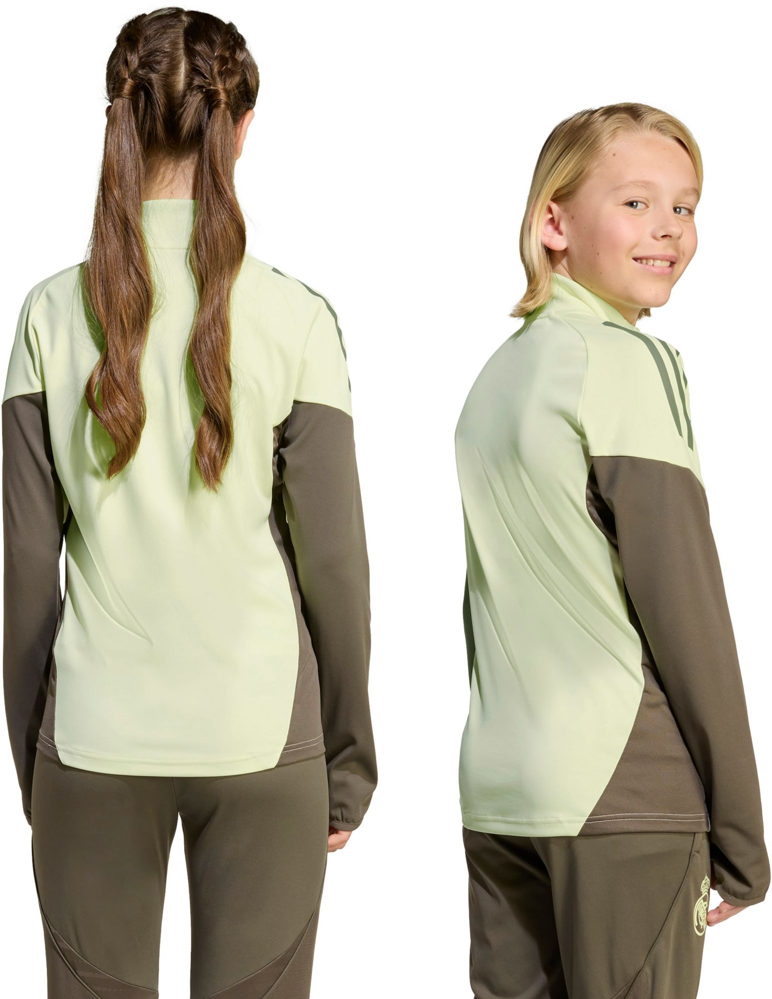 adidas Youth Real Madrid 2025 Green Full-Zip Training Jacket product image