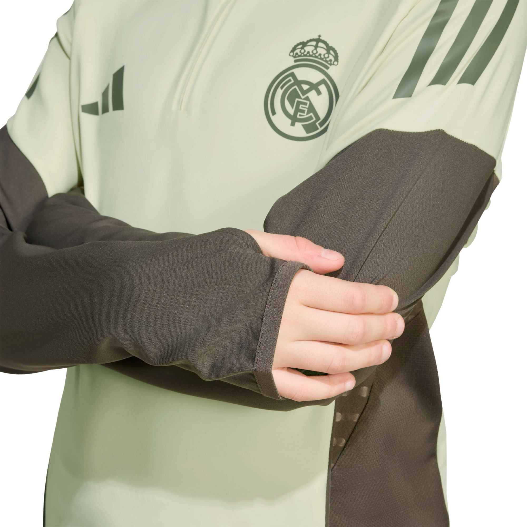 adidas Youth Real Madrid 2025 Green Full-Zip Training Jacket product image