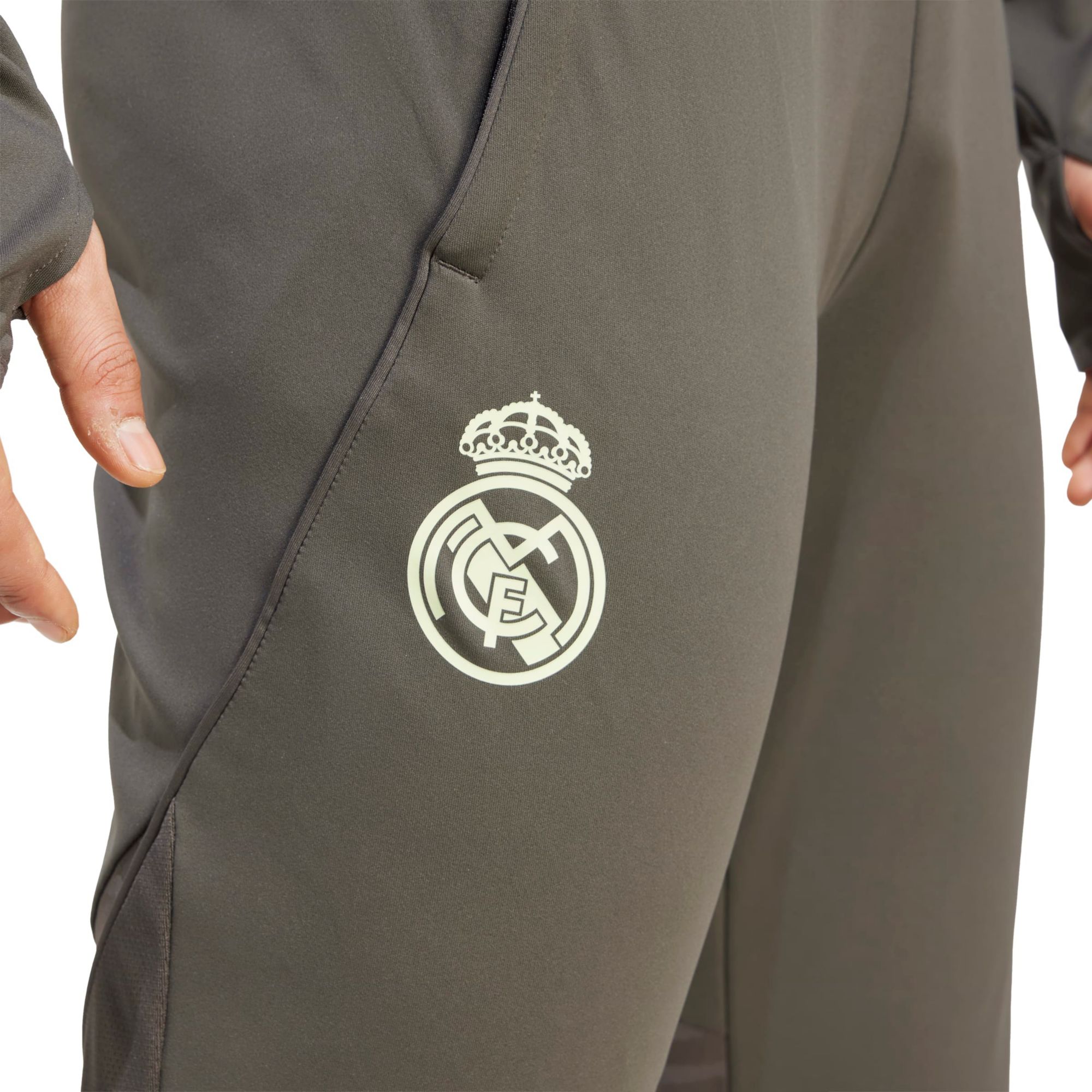 adidas Men's Real Madrid 2025 Grey Training Pants product image