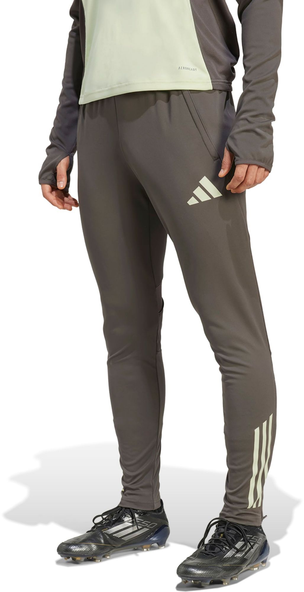 adidas Men's Real Madrid 2025 Grey Training Pants product image