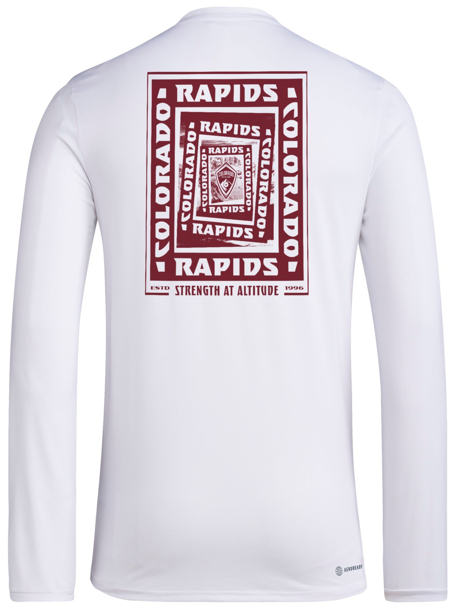 adidas Men's Colorado Rapids 2025 White Local Warp Long Sleeve T-Shirt product image