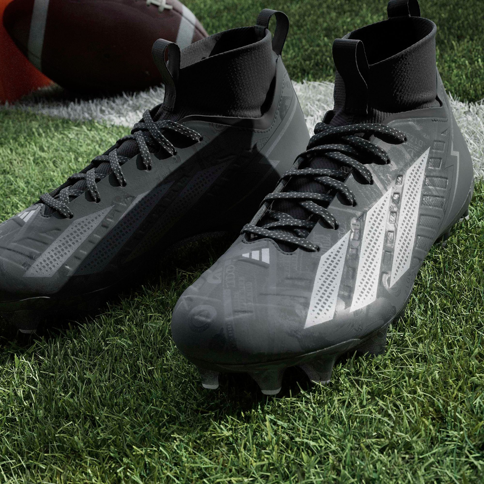 adidas adizero Impact II Currency Mid Football Cleats product image