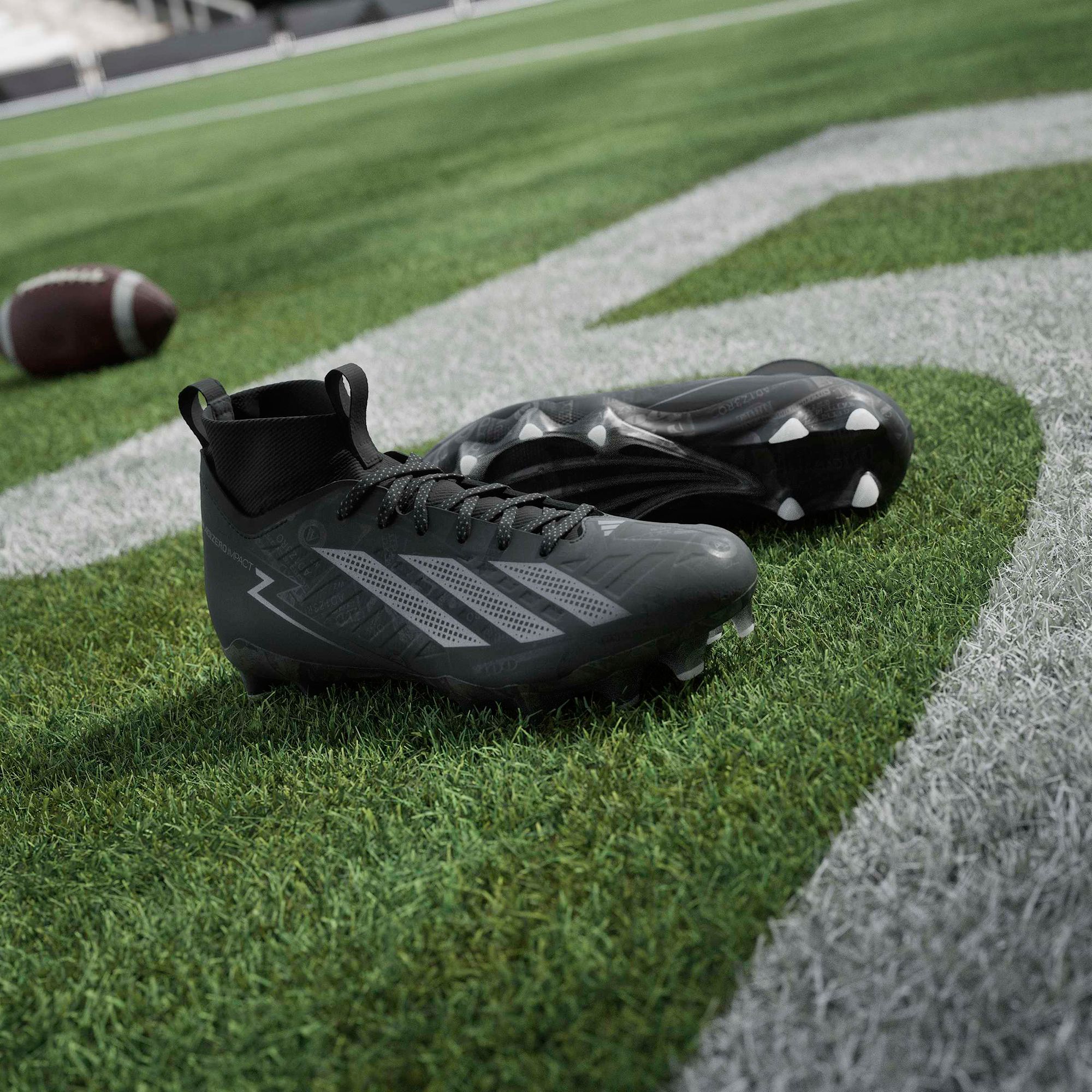 adidas adizero Impact II Currency Mid Football Cleats product image