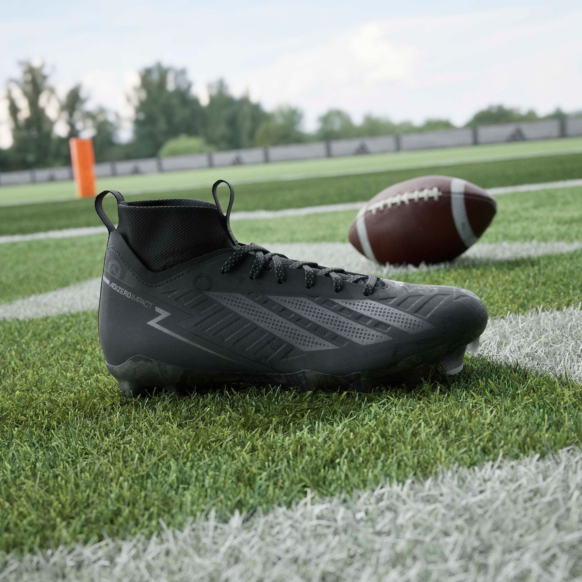 adidas adizero Impact II Currency Mid Football Cleats product image