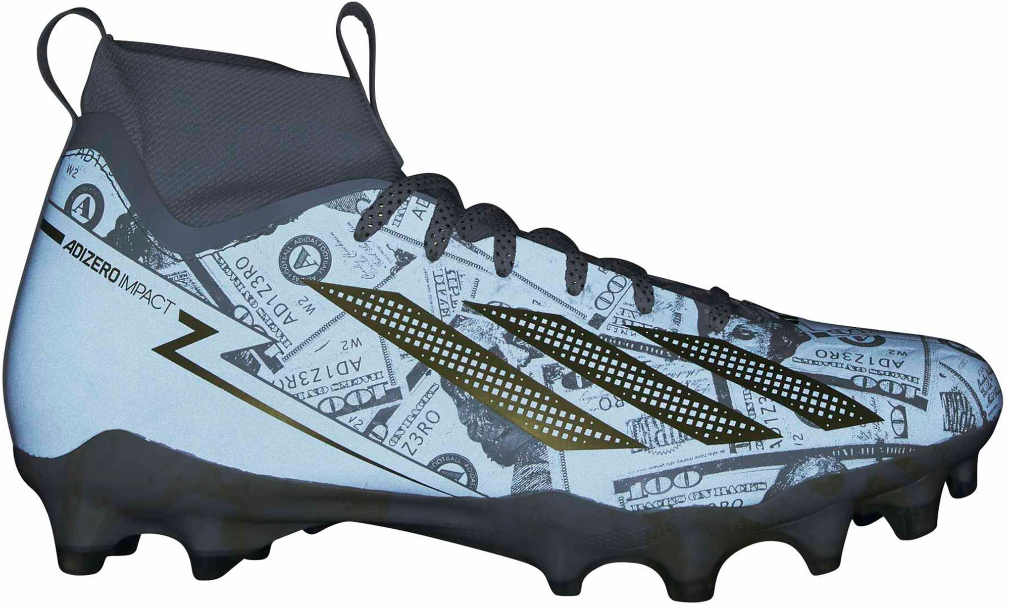 adidas adizero Impact II Currency Mid Football Cleats product image