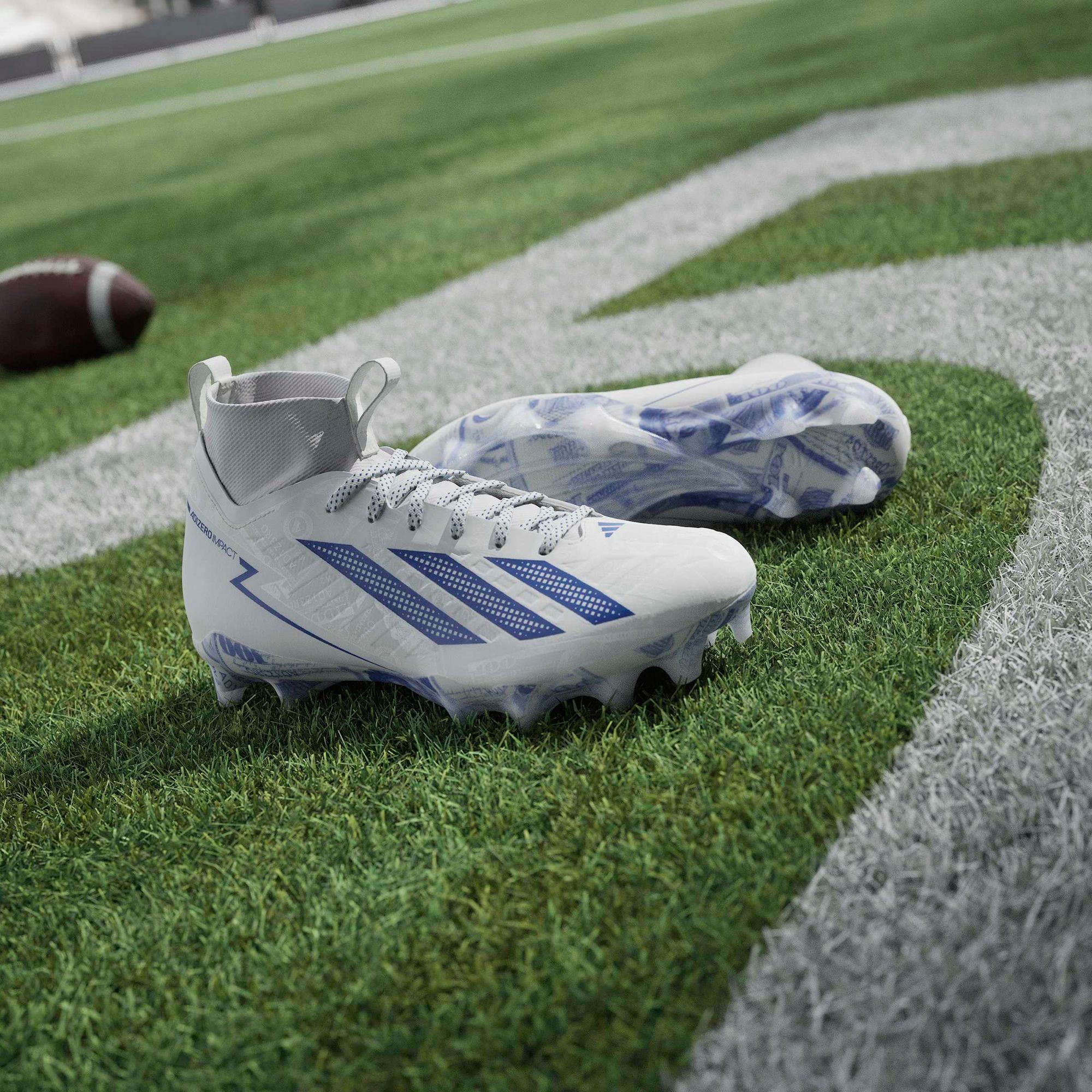 adidas adizero Impact II Currency Mid Football Cleats product image