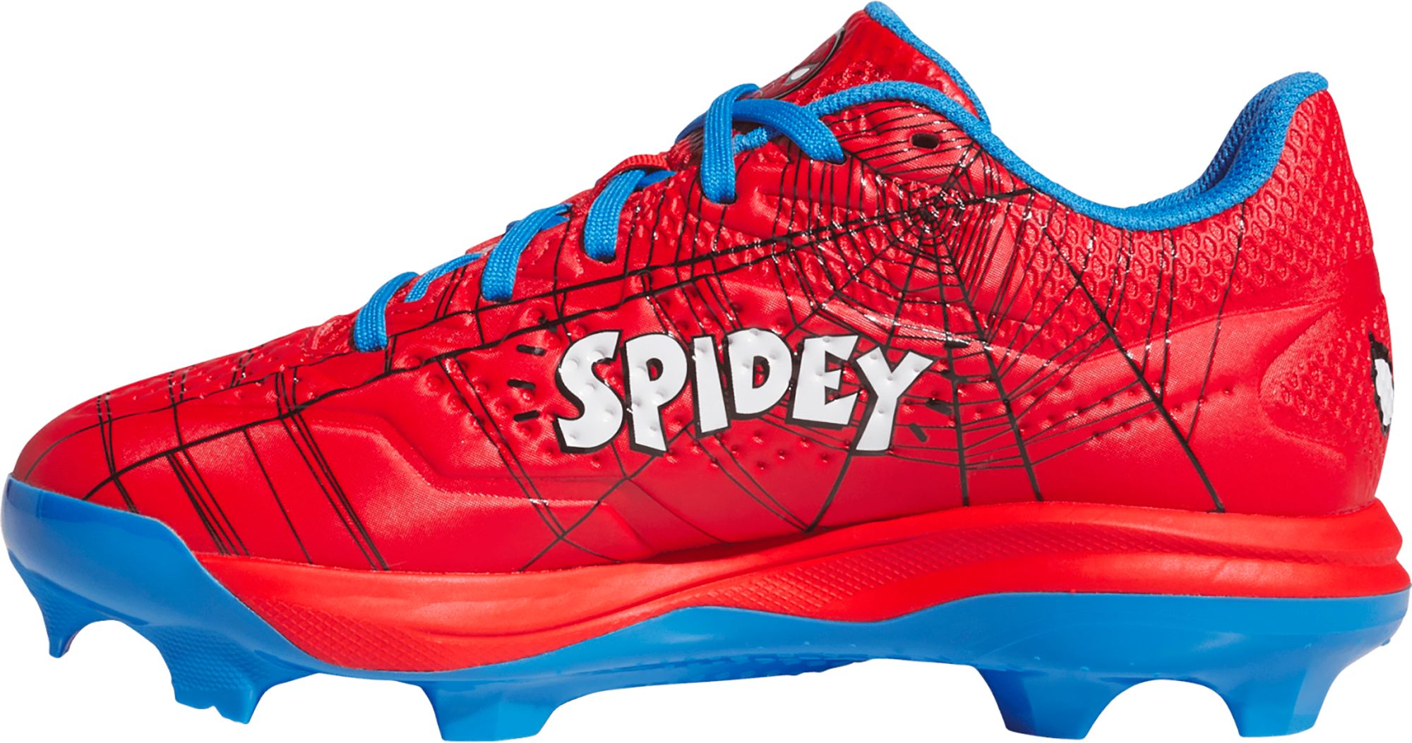 adidas Kids' Marvel adizero Electric 2.0 Spider-Man TPU Baseball Cleats product image