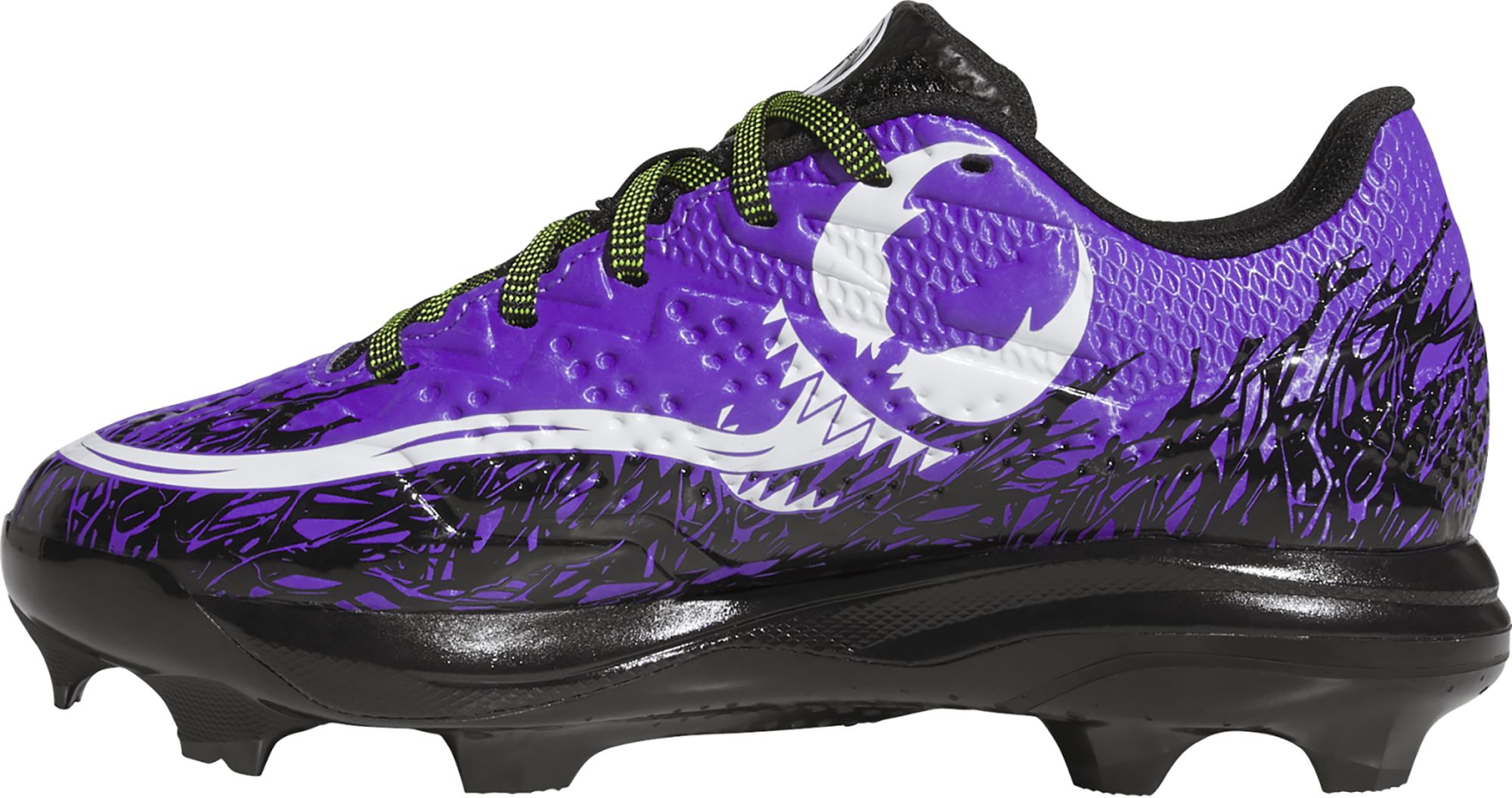 adidas Kids' Marvel adizero Electric 2.0 Venom TPU Baseball Cleats product image