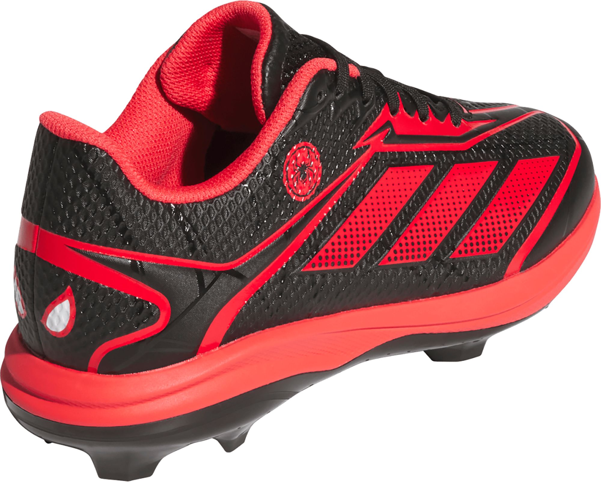 adidas Kids' Marvel adizero Electric 2.0 Miles Morales TPU Baseball Cleats product image