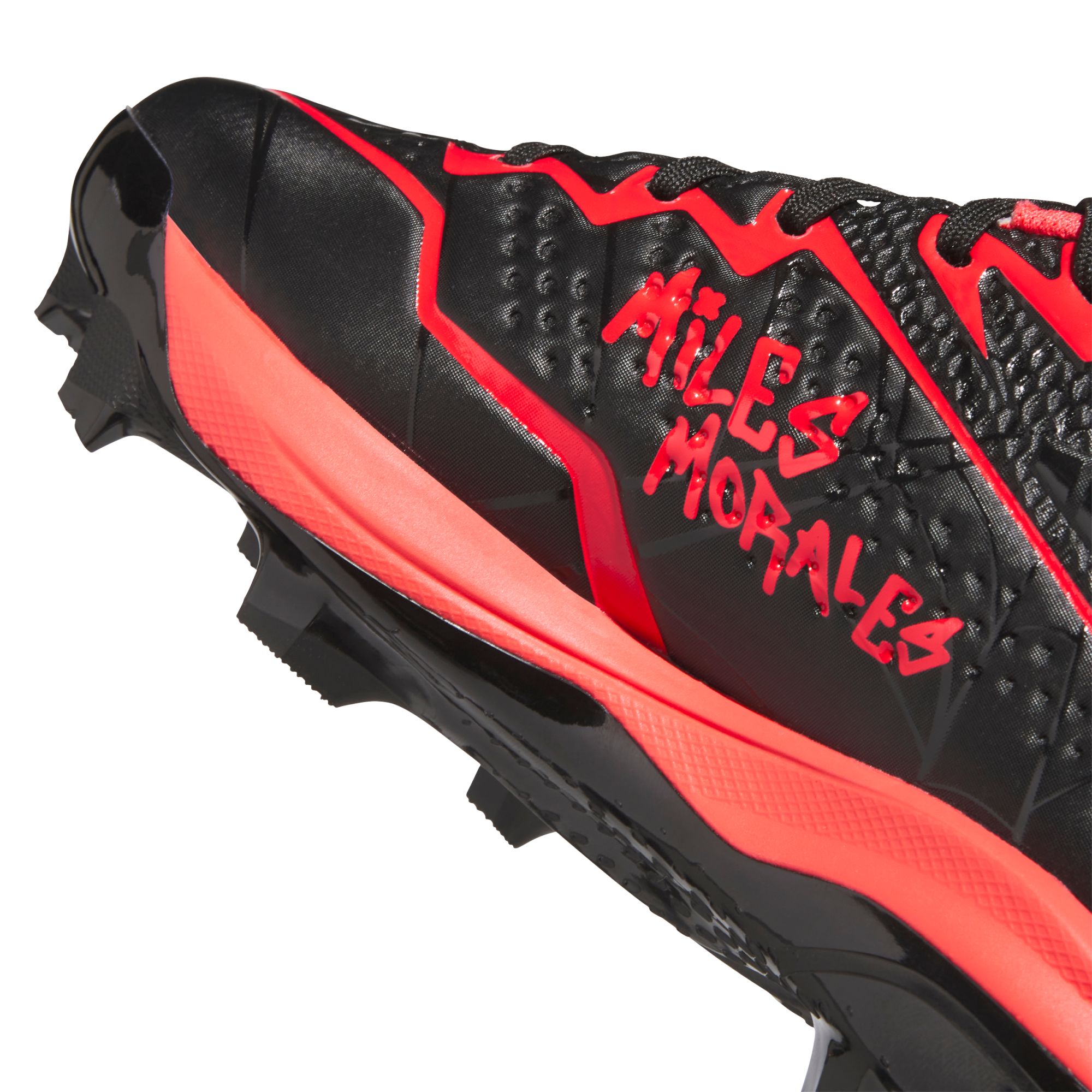 adidas Kids' Marvel adizero Electric 2.0 Miles Morales TPU Baseball Cleats product image