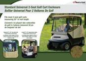 JEF World of Golf Standard Golf Cart Enclosure product image