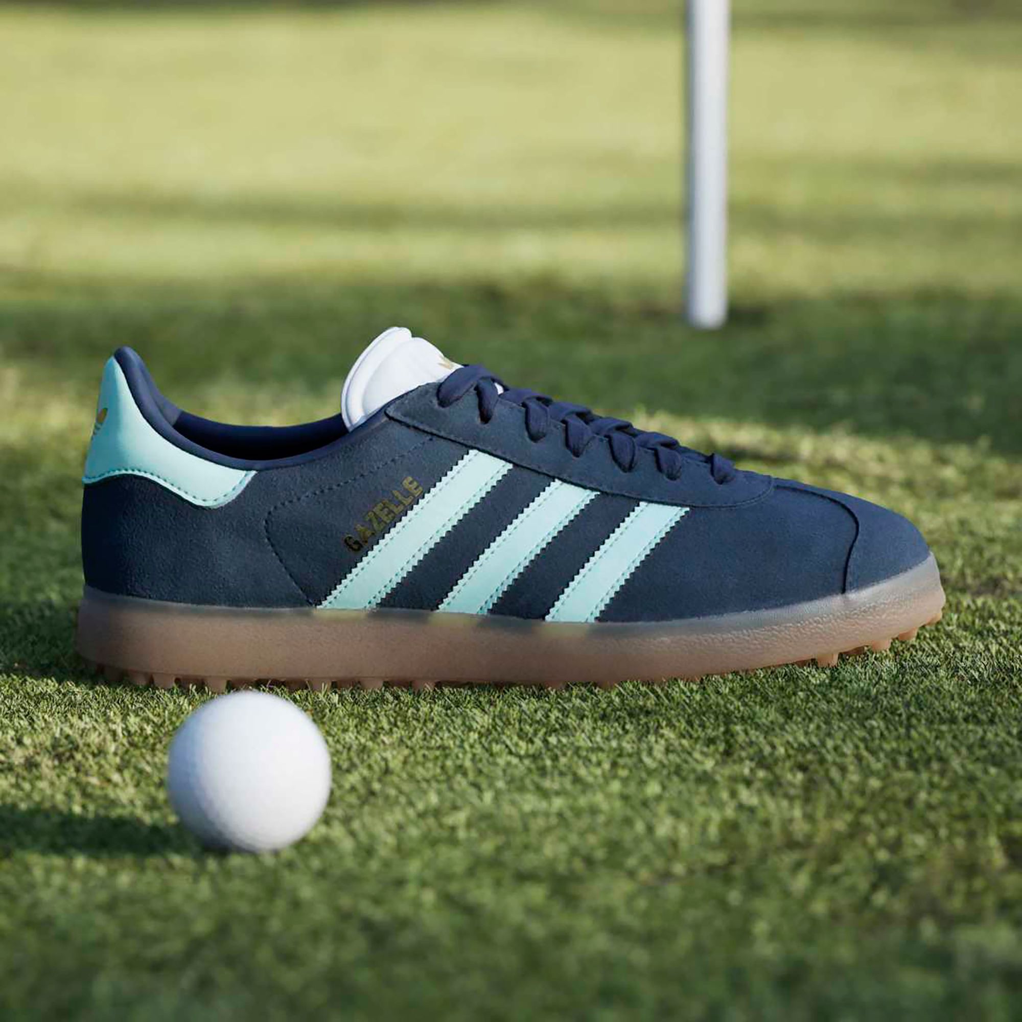 adidas Spikeless Gazelle G Golf Shoes product image