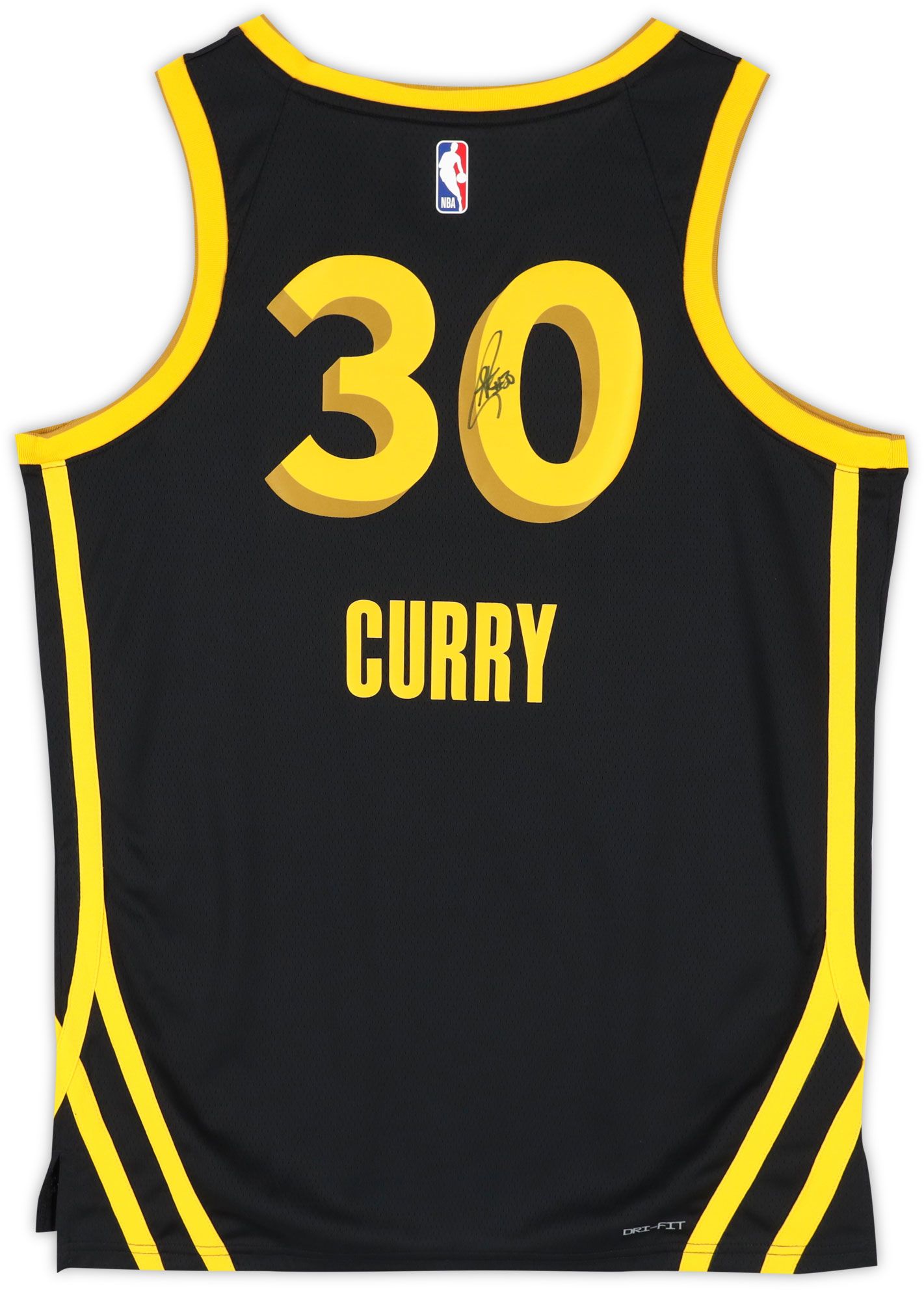 Framed NBA Golden State Warriors Stephen Curry #30 Authentic Autographed Jersey (Framed under glass, double-matted $250 value) product image