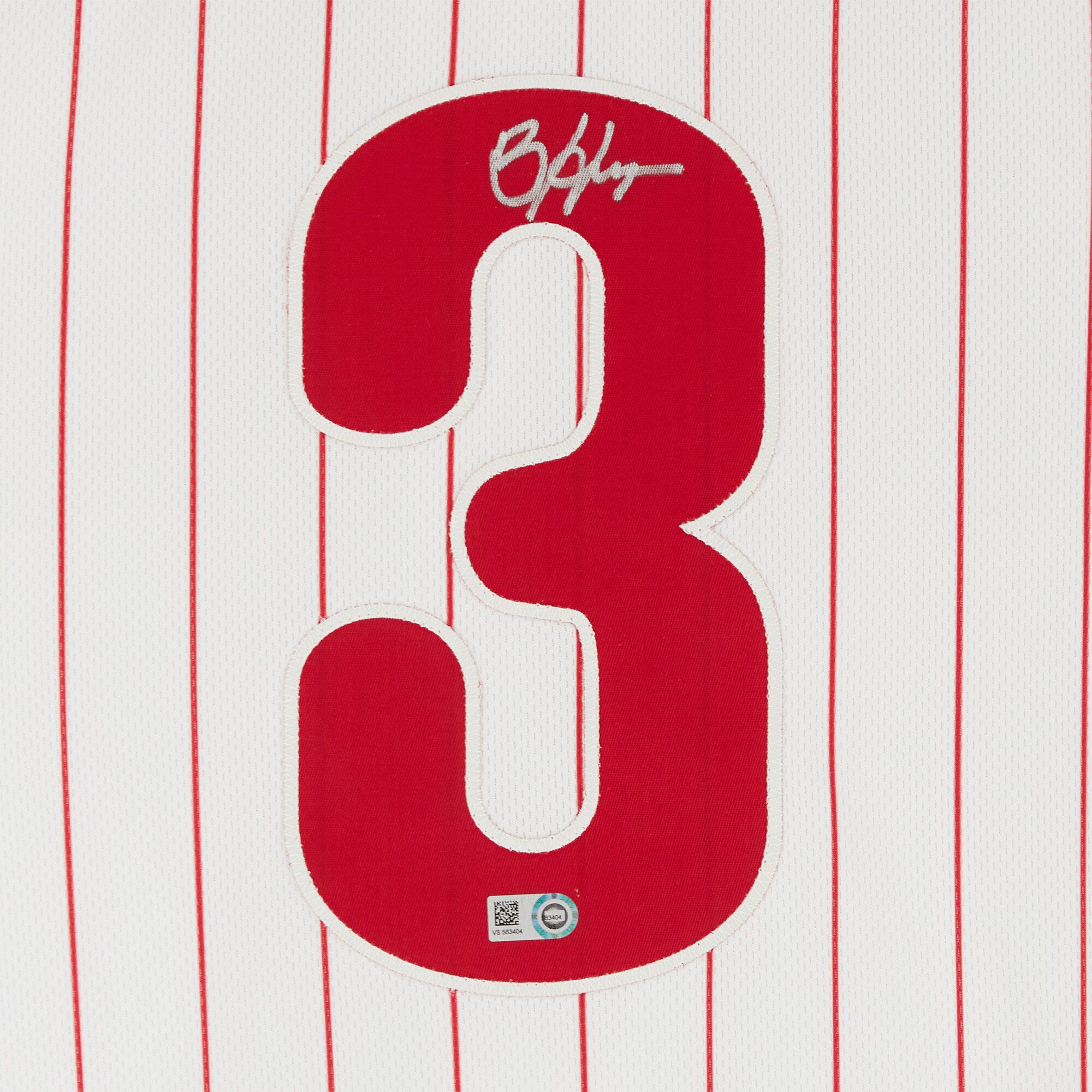 Framed MLB Philadelphia Phillies Bryce Harper #3 Authentic Autographed Jersey (Framed under glass, double-matted $250 value) product image