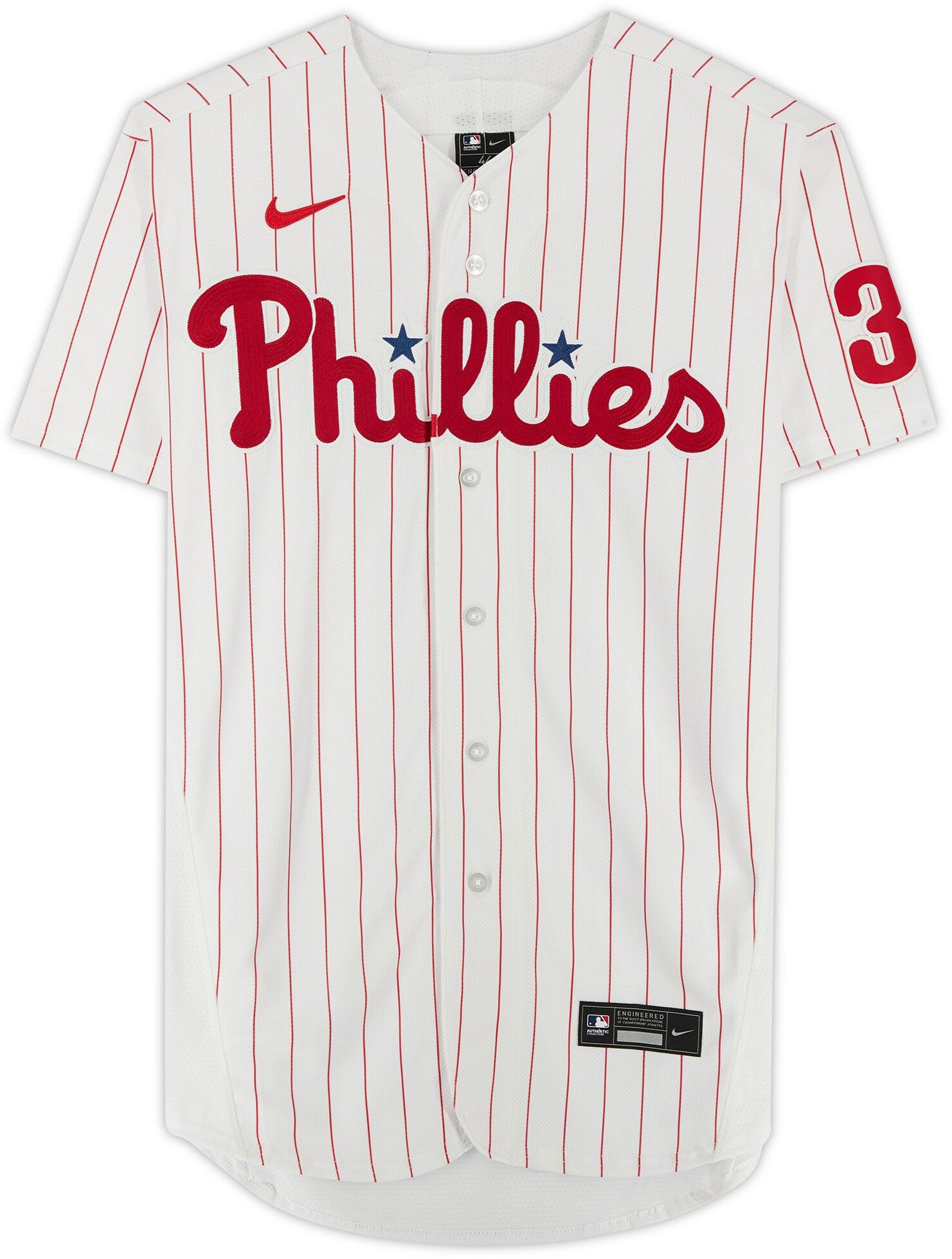 Framed MLB Philadelphia Phillies Bryce Harper #3 Authentic Autographed Jersey (Framed under glass, double-matted $250 value) product image