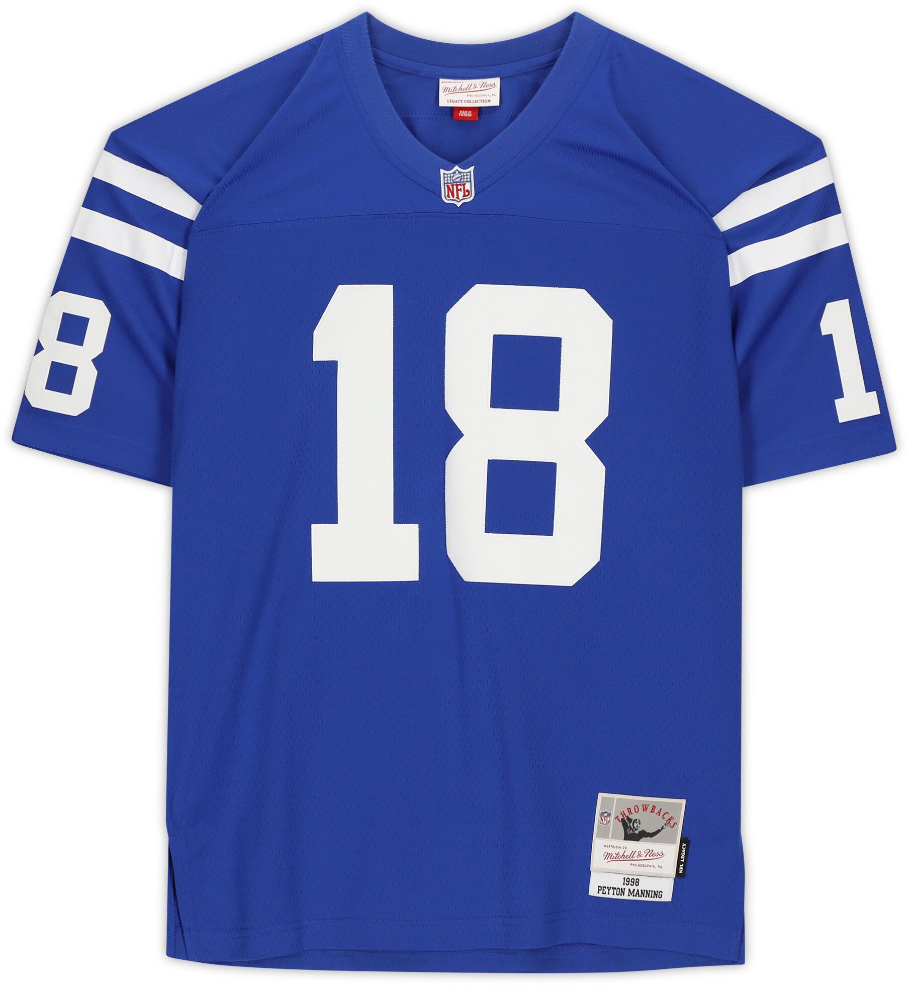 Framed NFL Indianapolis Colts Peyton Manning #18 Authentic Autographed Jersey (Framed under glass, double-matted $250 value) product image