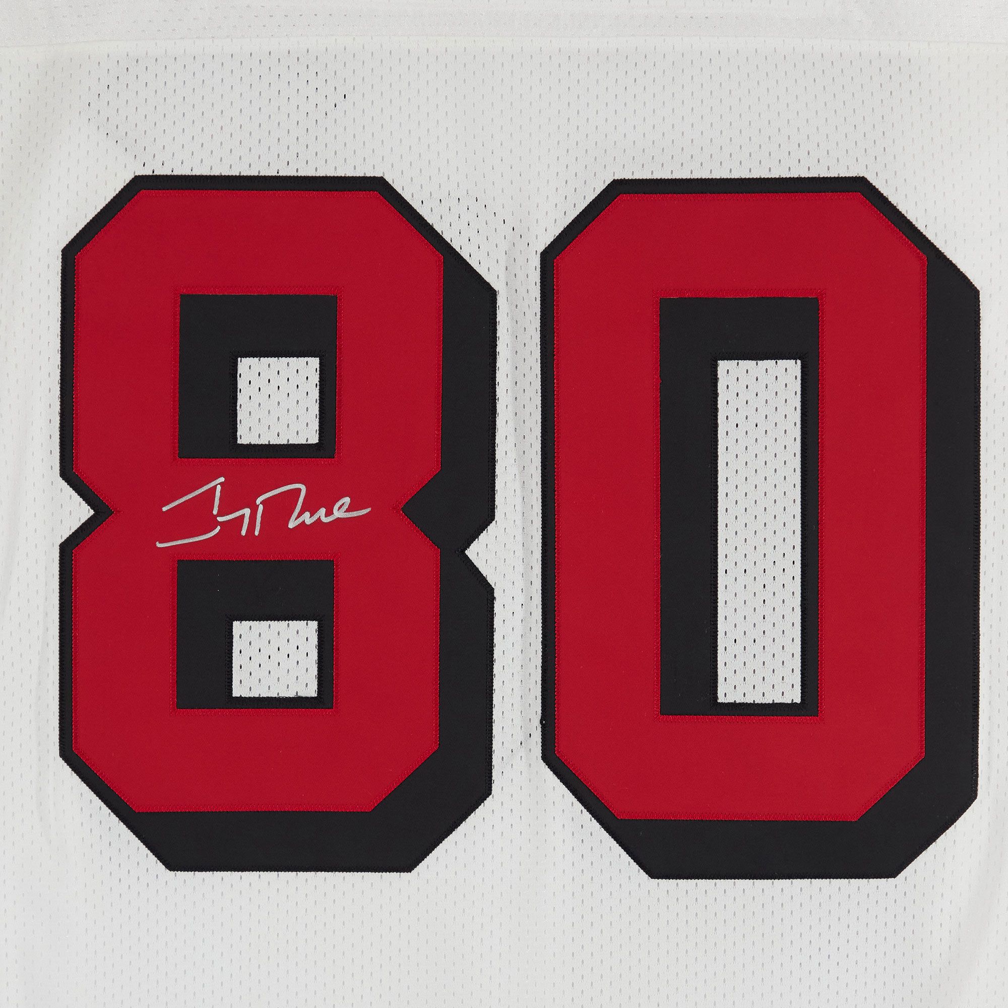 Framed NFL San Francisco 49ers Jerry Rice #80 Authentic Autographed Jersey (Framed under glass, double-matted $250 value) product image