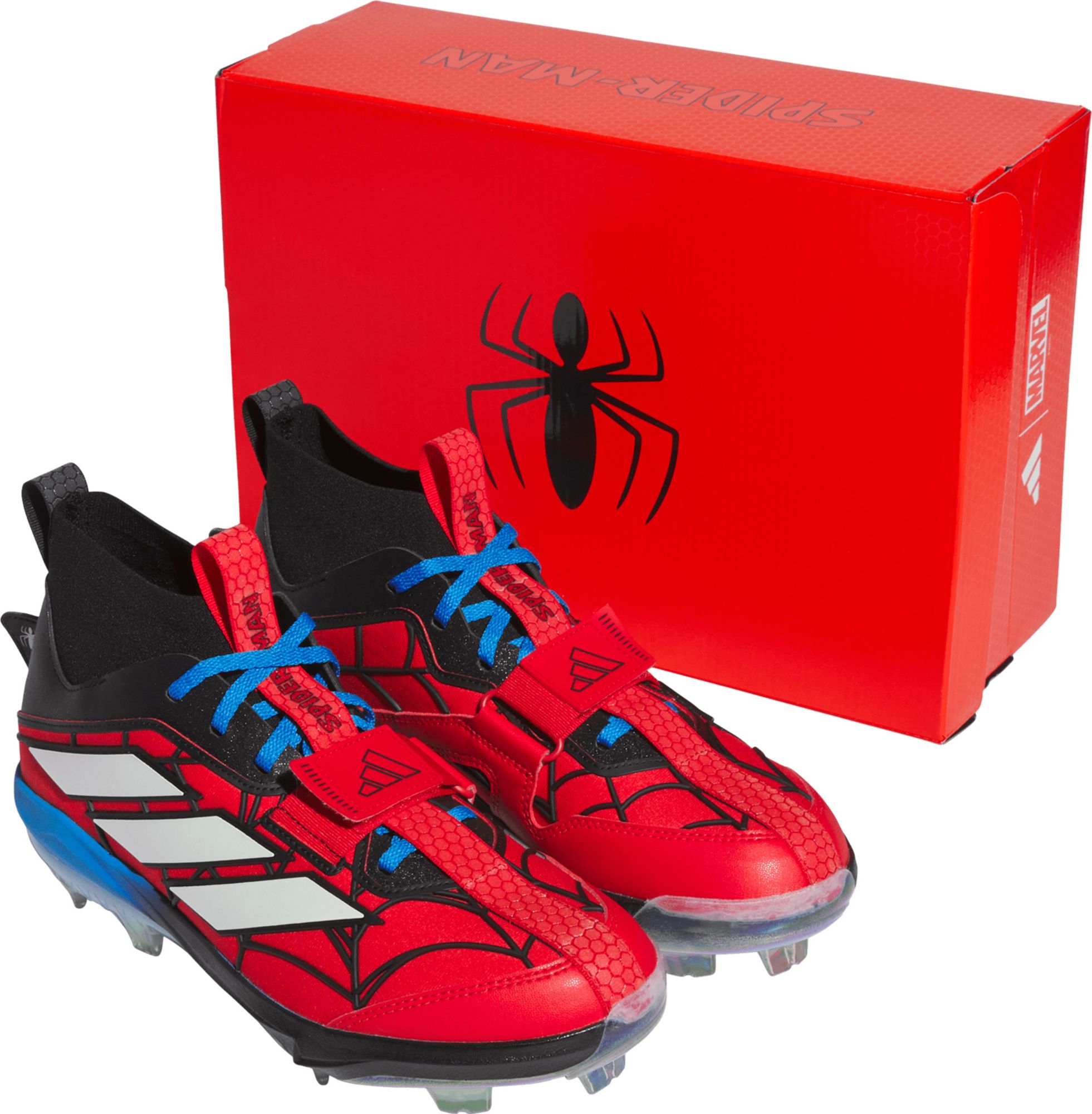 adidas Men's adizero Edge+ Spider-Man TPU Baseball Cleats product image