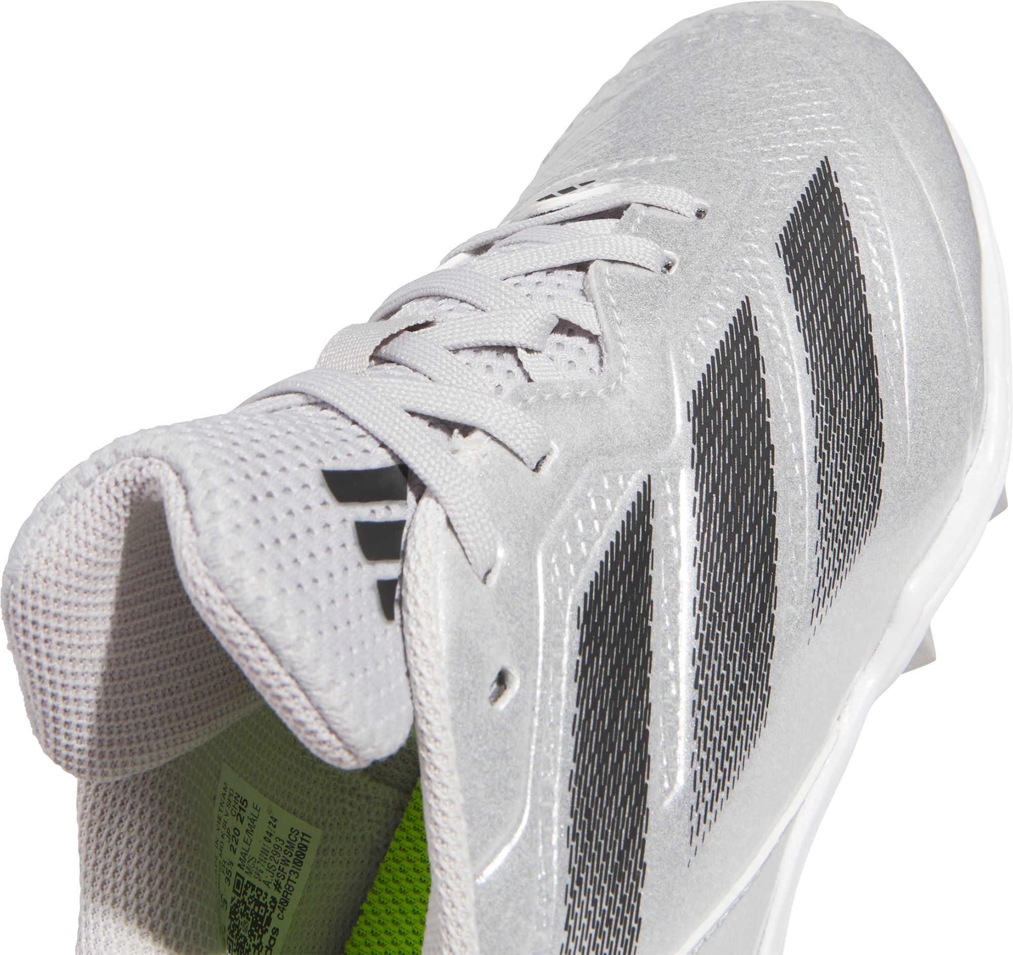 adidas Kid's adizero Instinct Silver Speed MD Softball Cleats product image