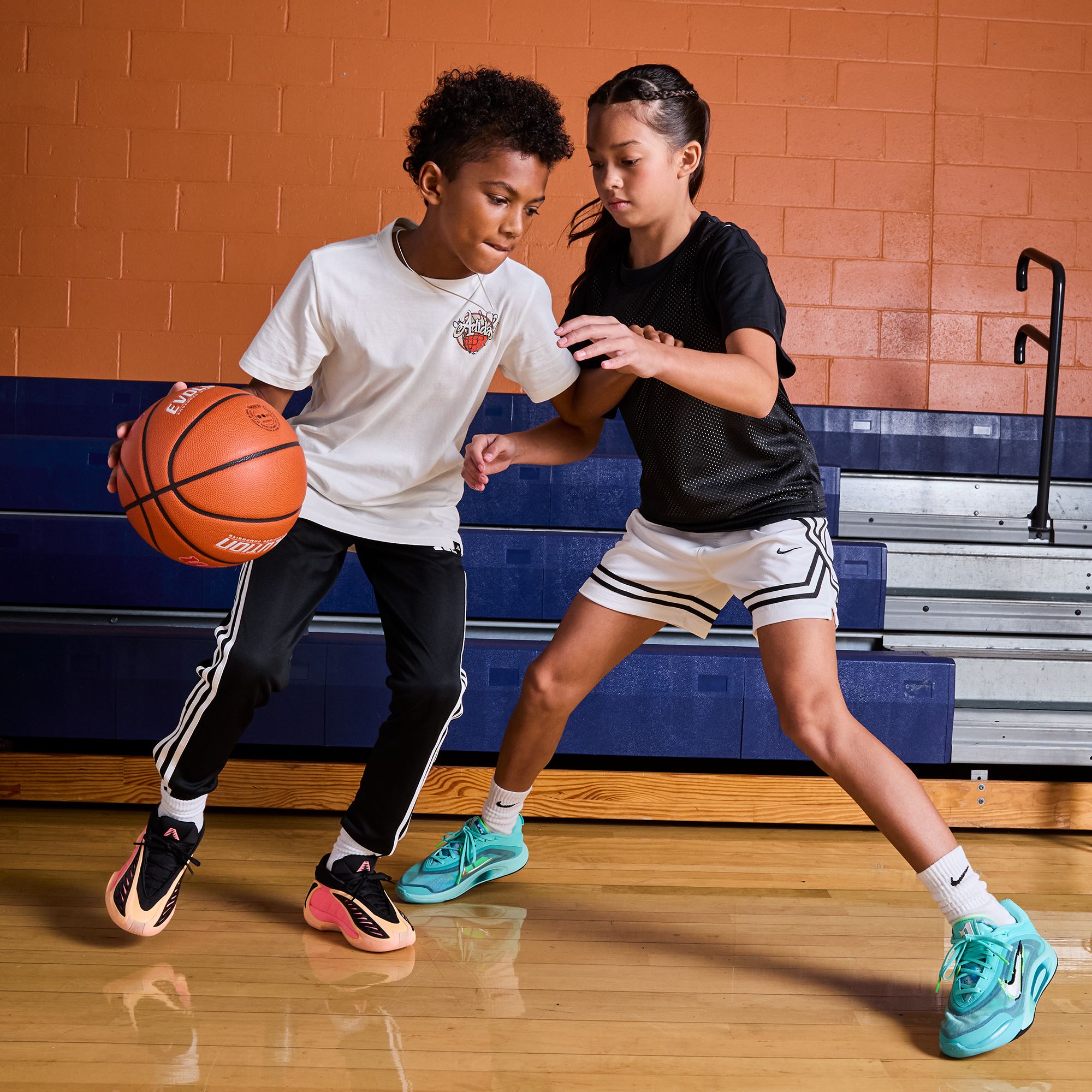 adidas Kids' Grade School Anthony Edwards 2 'With Love' Basketball Shoes product image