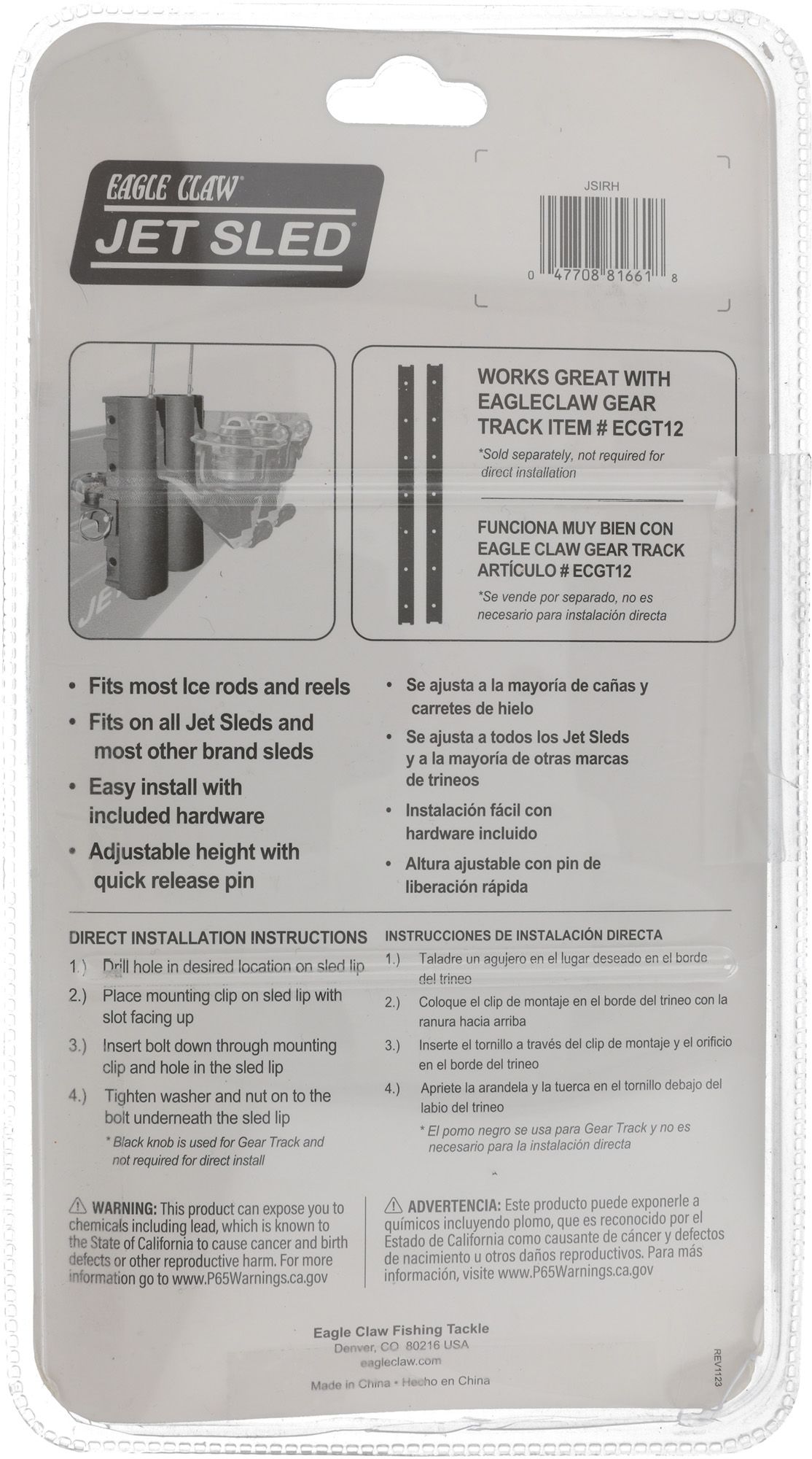 Eagle Claw Jet Sled Ice Rod Holder product image