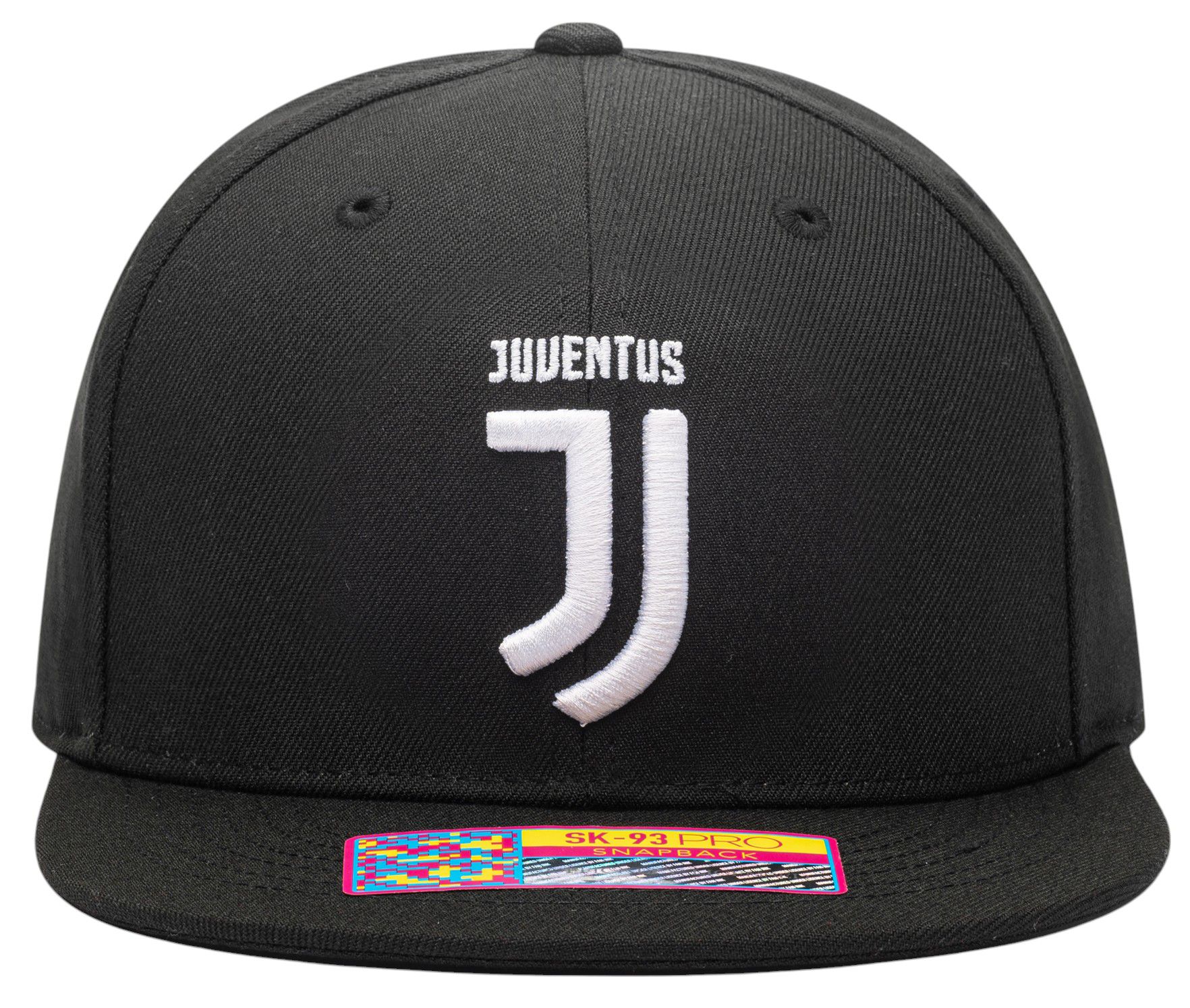 Fan Ink Men's Juventus Black Logo Adjustable Snapback Hat product image