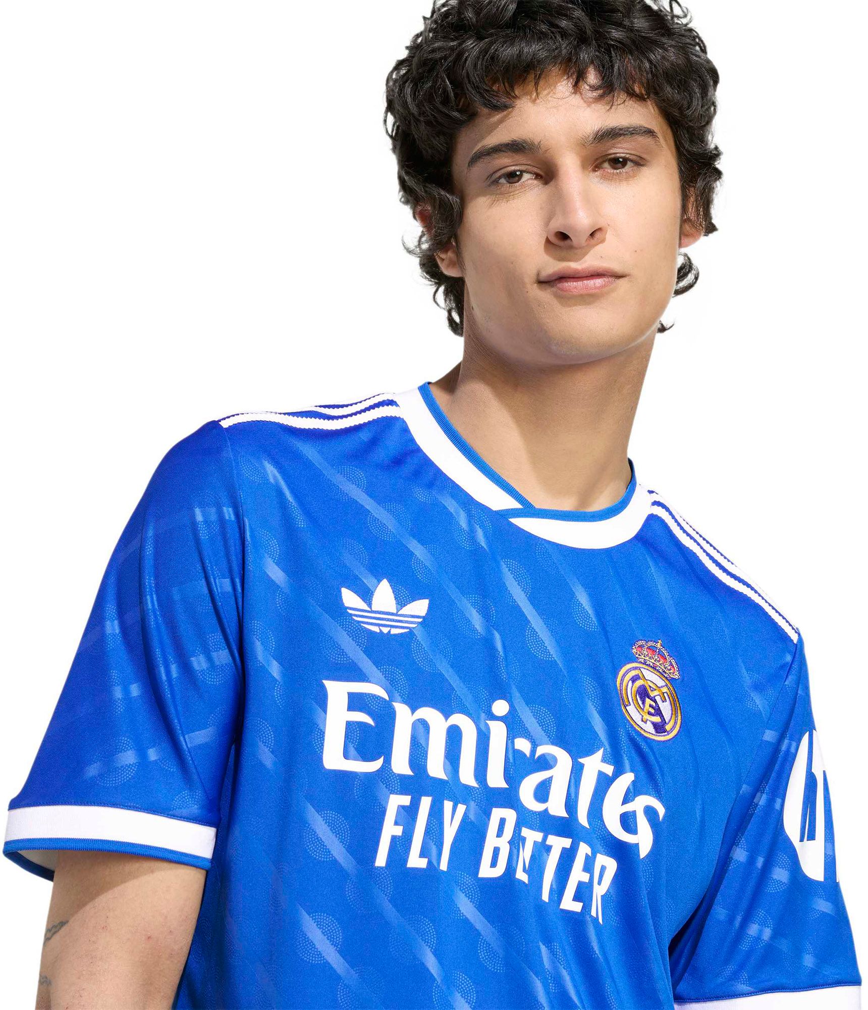 adidas Men's 2025 Real Madrid Blue Third Replica Jersey product image