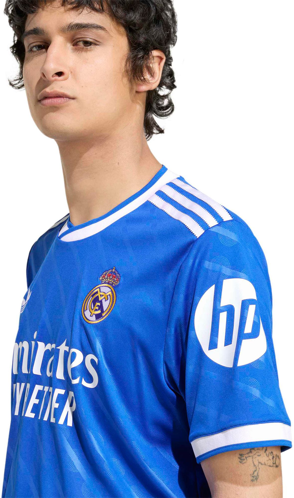 adidas Men's 2025 Real Madrid Blue Third Replica Jersey product image