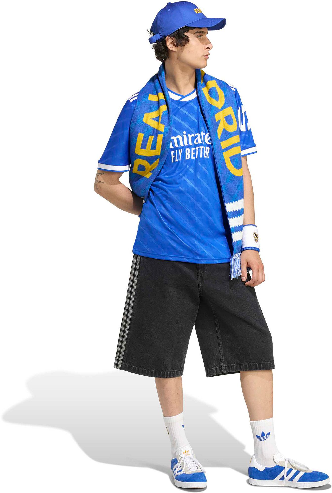 adidas Men's 2025 Real Madrid Blue Third Replica Jersey product image