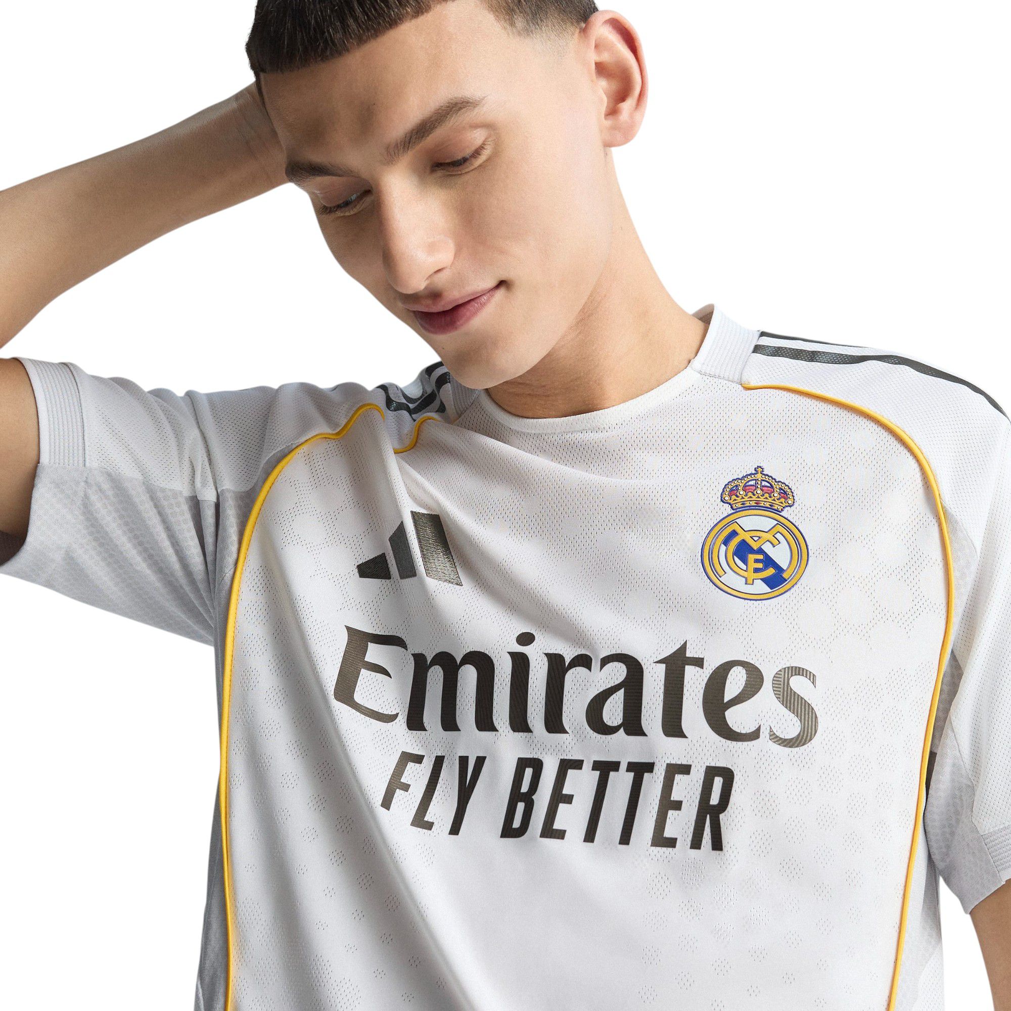 adidas Men's Real Madrid 2025 White Home Authentic Jersey product image