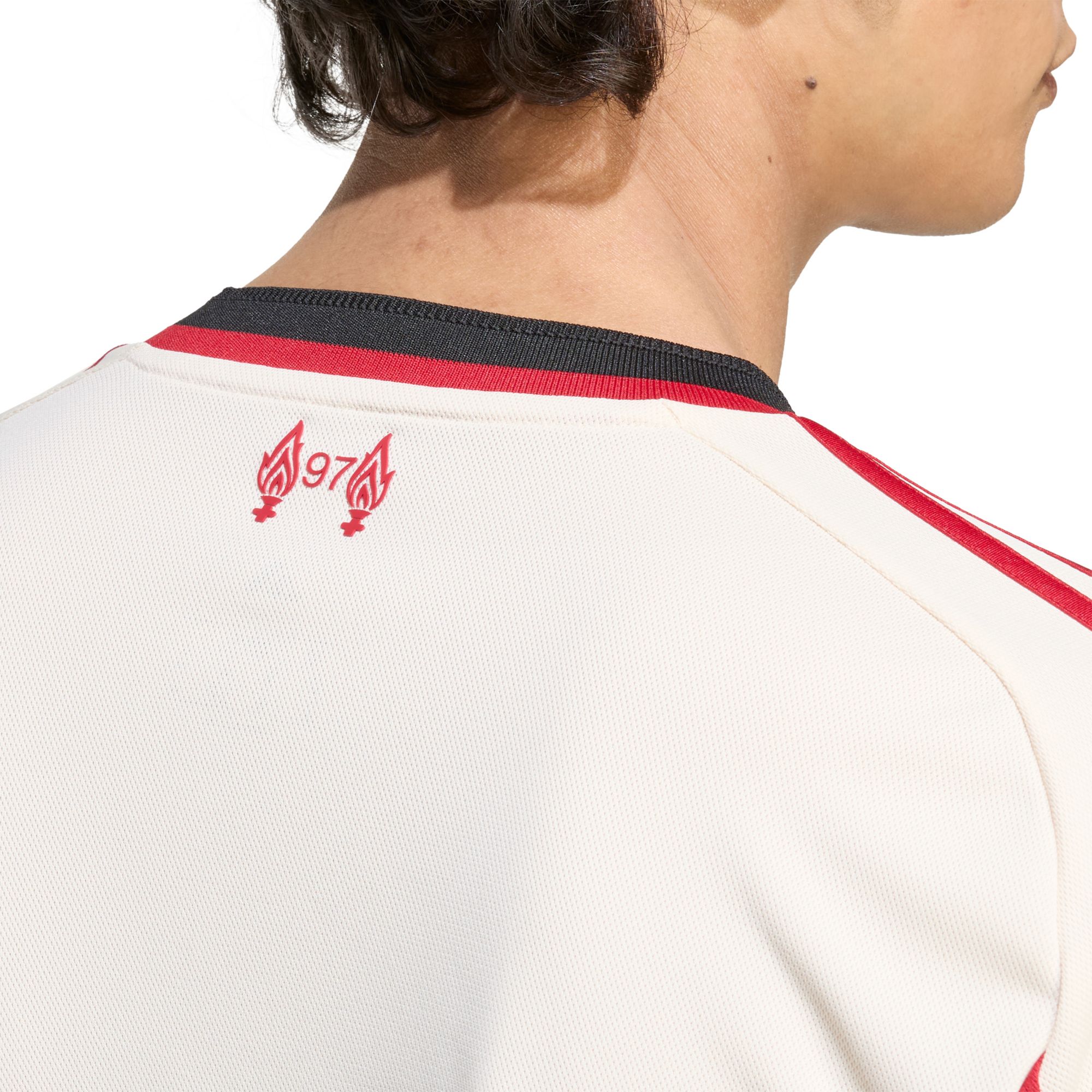 adidas Men's 2025 Liverpool White Away Replica Jersey product image