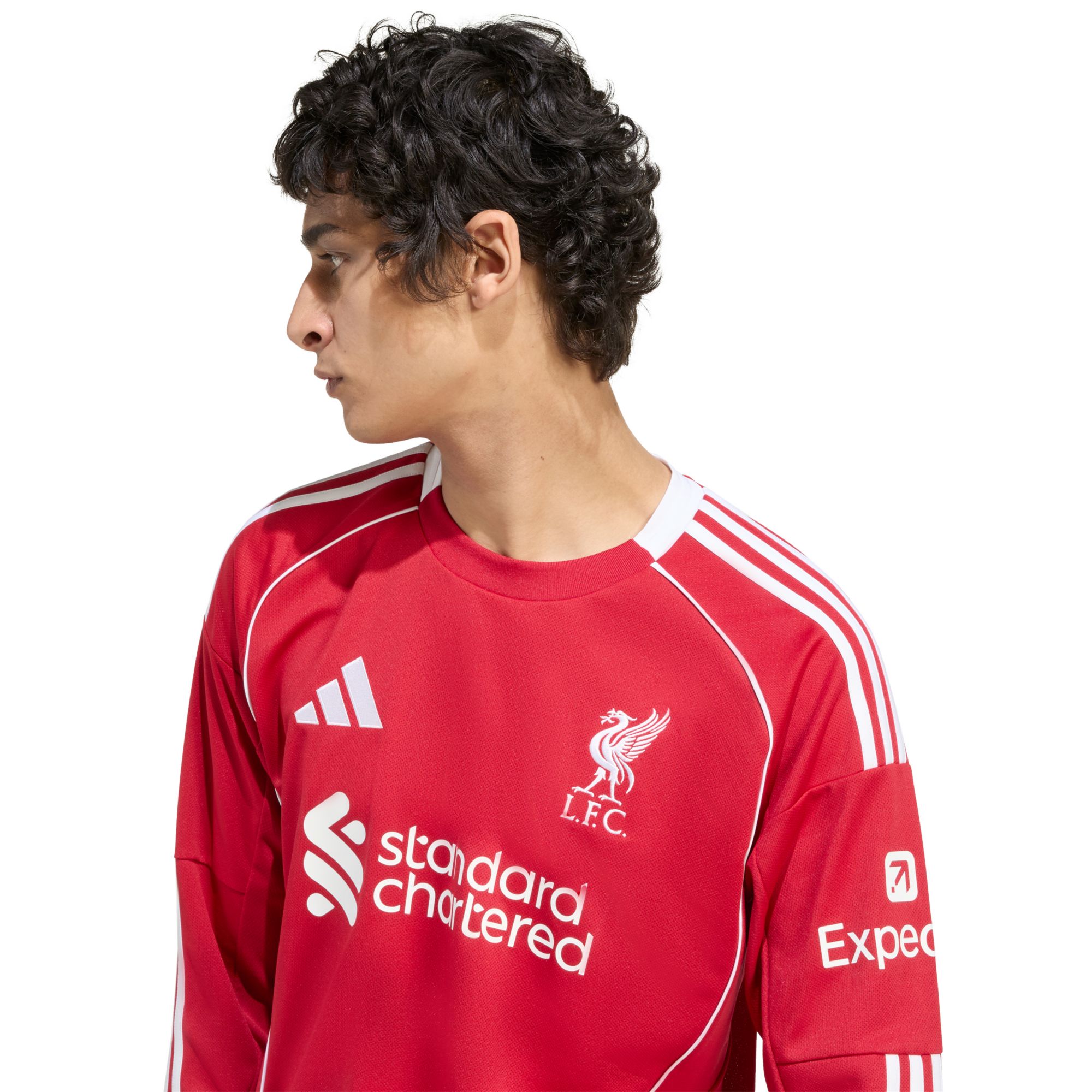 adidas Men's 2025 Liverpool Red Home Replica Jersey product image